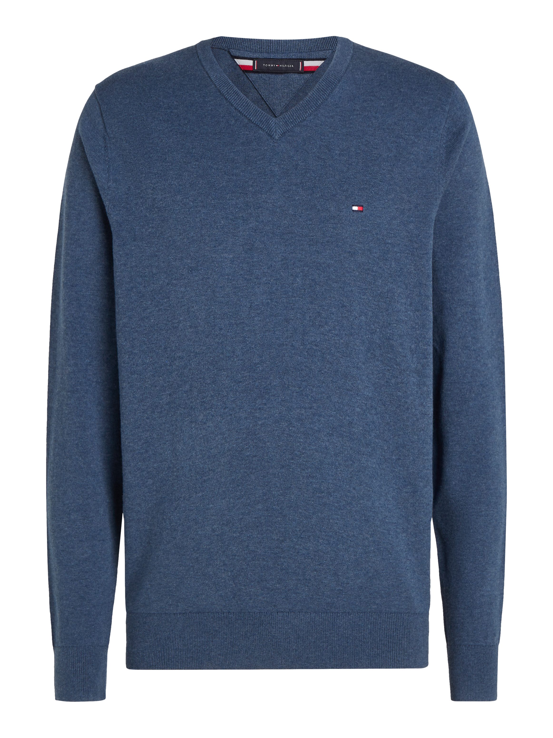 Tommy Hilfiger Gebreide trui ESSENTIAL COTTON V NECK