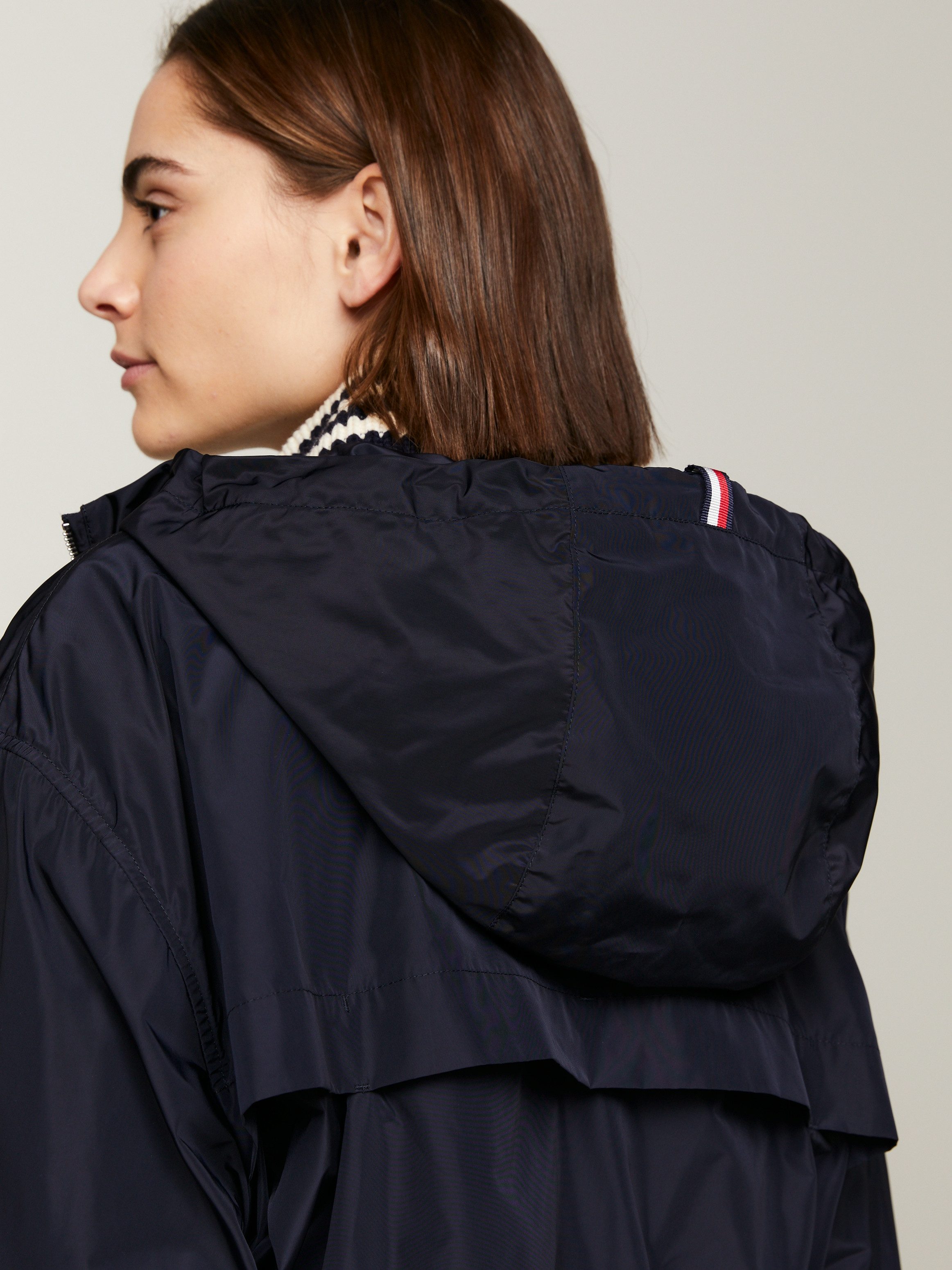 Tommy Hilfiger Windbreaker TRANSITIONAL WINDBREAKER PARKA met stormtrensje aan de achterkant