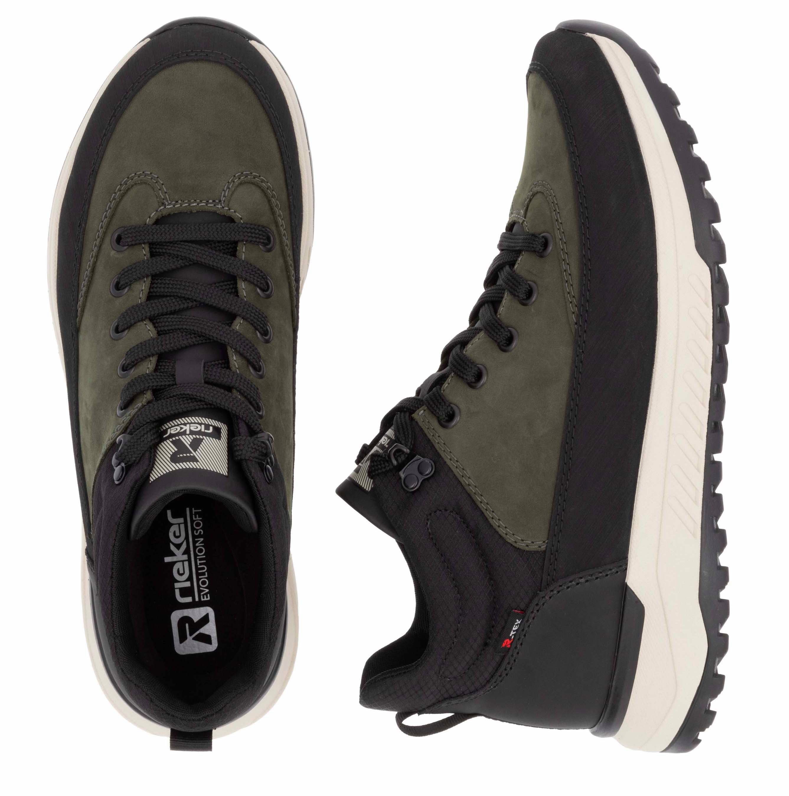 Rieker EVOLUTION Sneakers vrijetijdsschoenen, outdoorschoenen, veterschoenen met tex-membraan