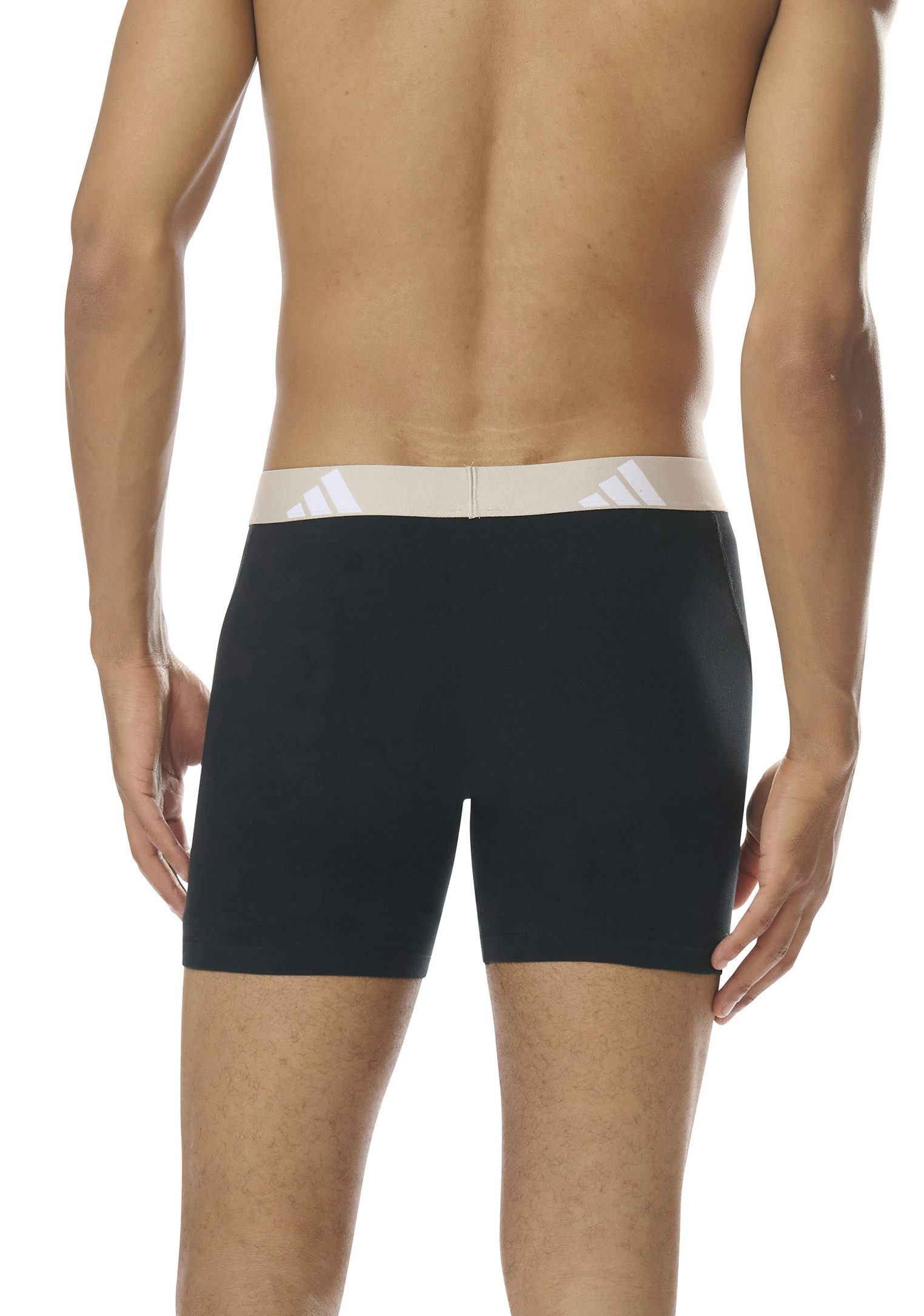 adidas Sportswear Boxershort Active Flex Cotton met iets langere pijp (Set van 3)