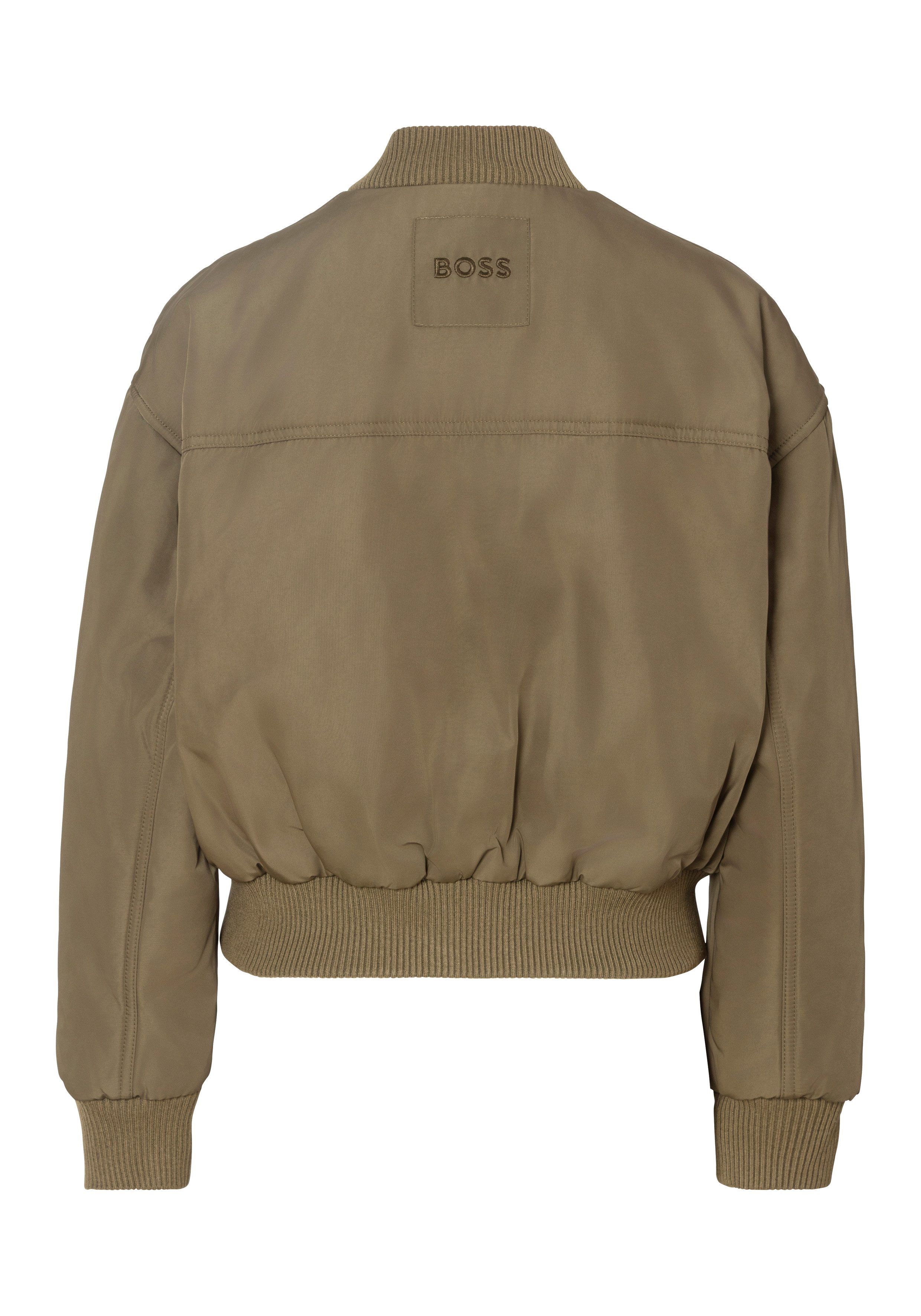 Boss Orange Tweezijdig te dragen jack Pikomba Premium Damesmode met boss logo-badge blouson bomberjack 2 in 1 jas