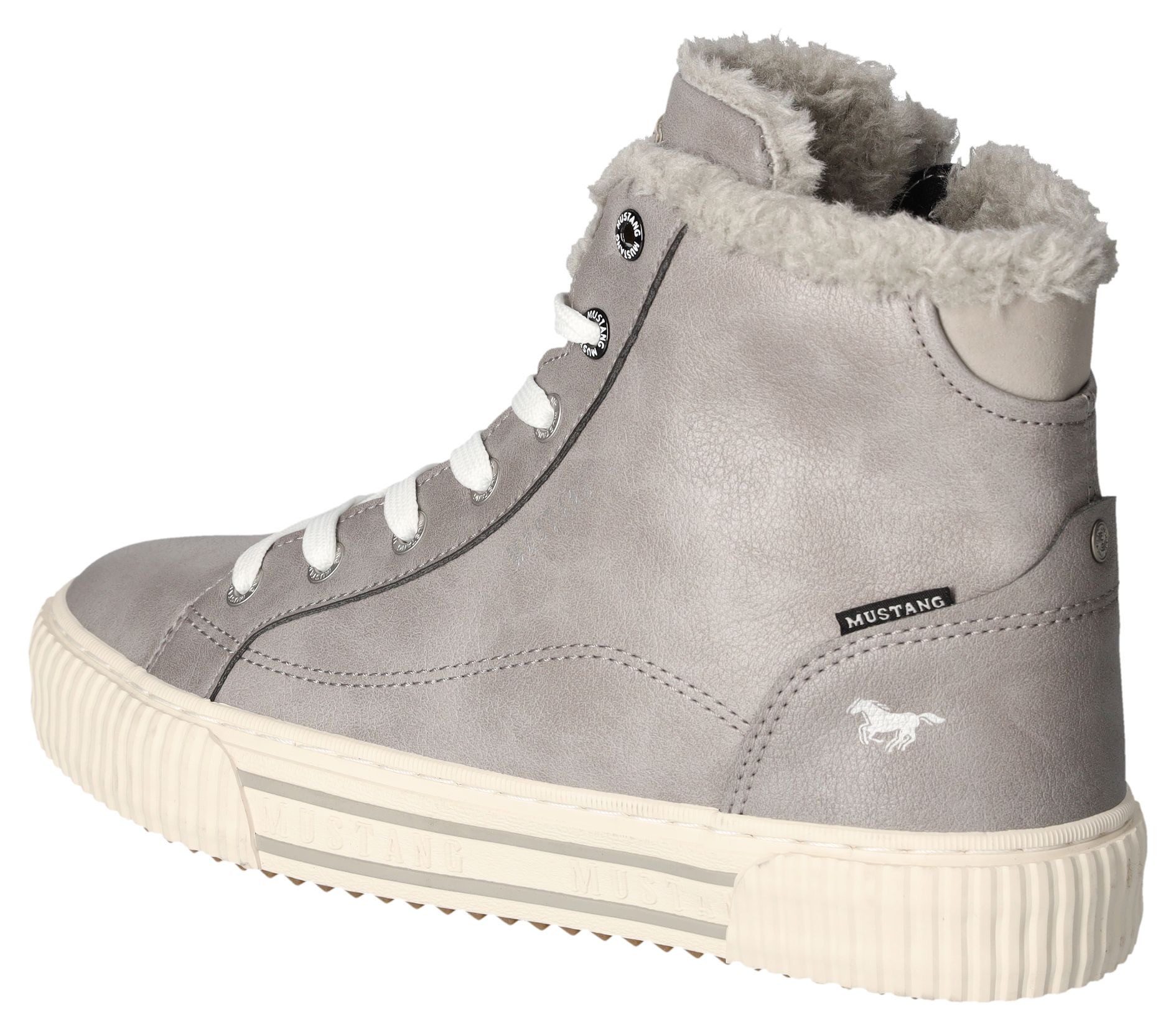 Mustang Shoes Winterlaarzen , high top sneakers, veterschoenen met plateauzool