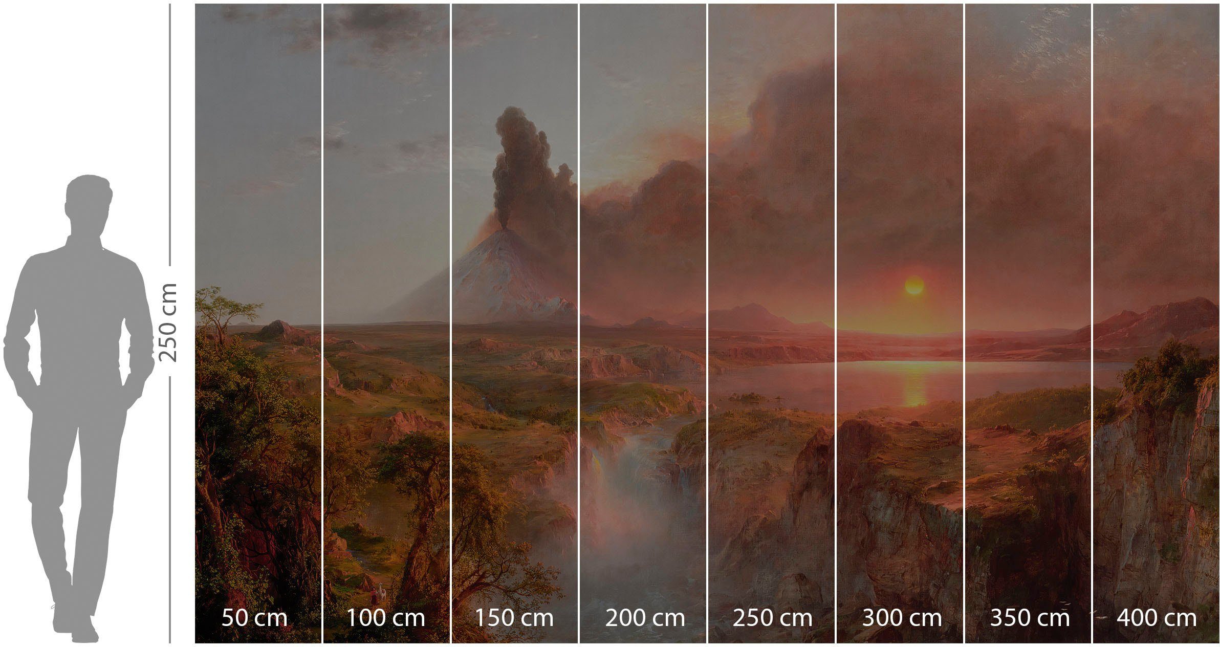 Komar Vliesbehang Digitale print vlies - The Andes - Afmeting 400 x 250 cm (1 stuk)