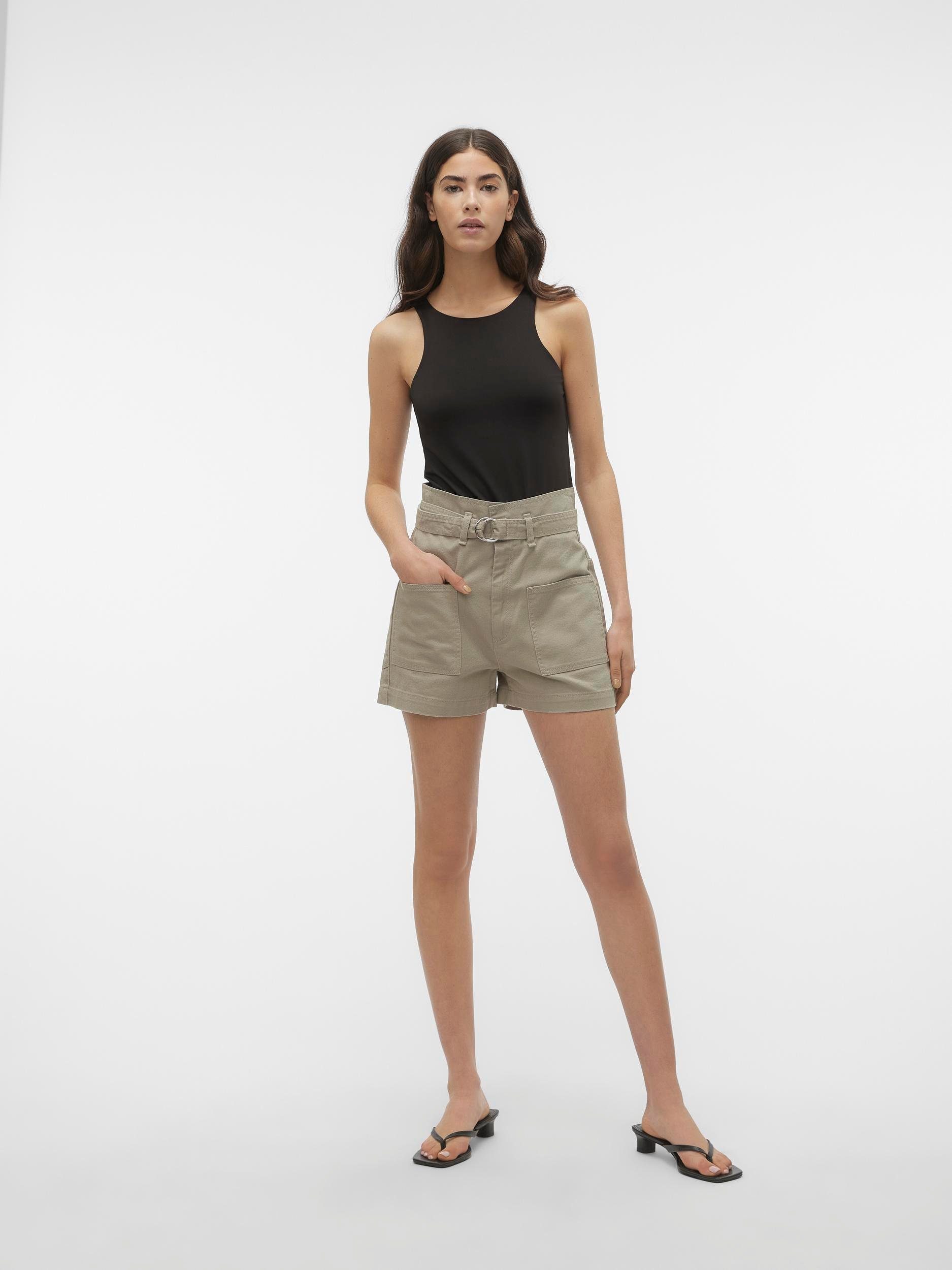 Vero Moda Short VMTALIA HR BELT SHORTS