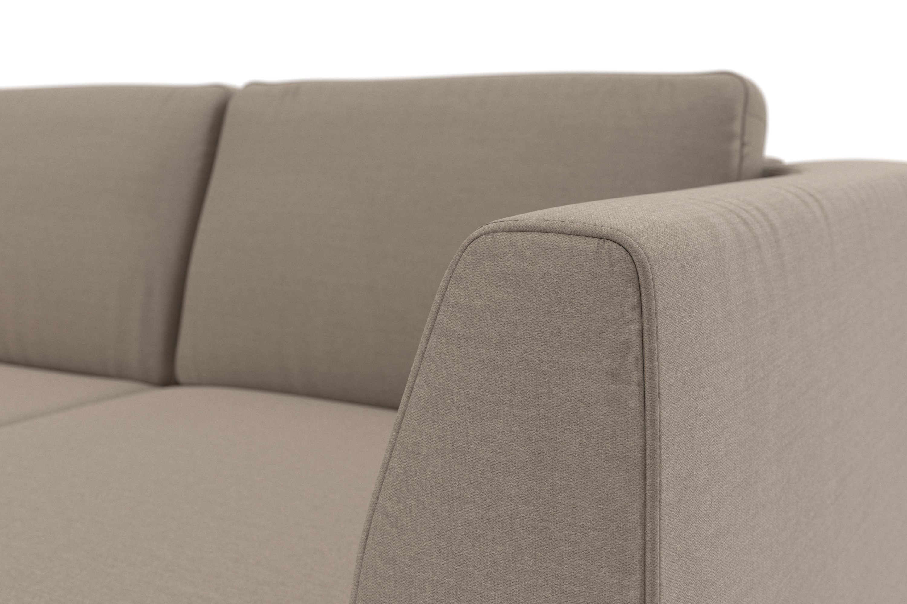 sit&more Hoekbank Olsen L-vorm inclusief zitdiepteverstelling, naar keuze met slaapfunctie, 15 cm hoog