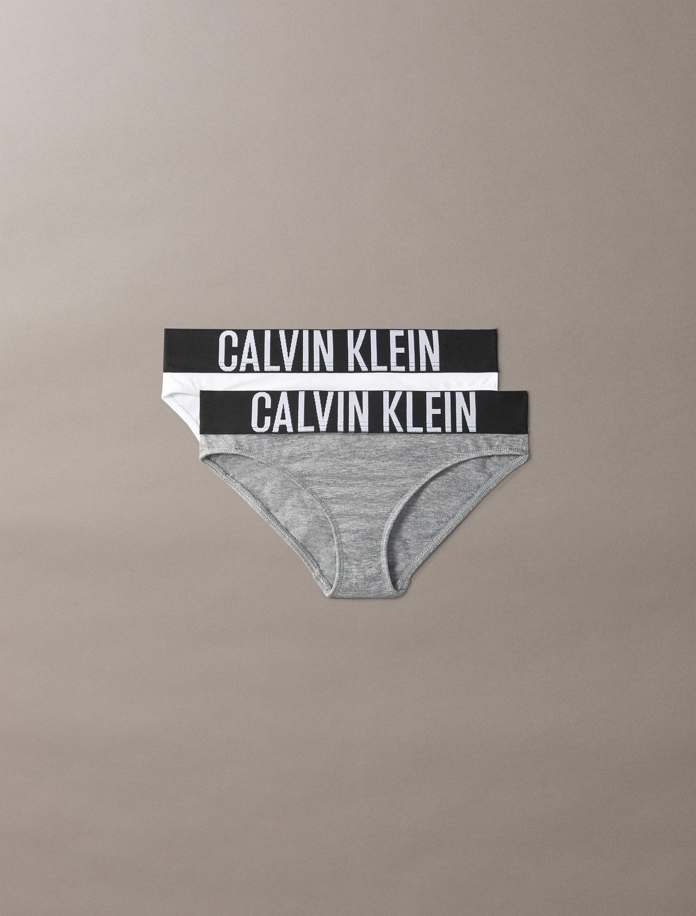Calvin Klein Brazilian slip 2PK BIKINI met logoband (2 stuks, Set van 2)