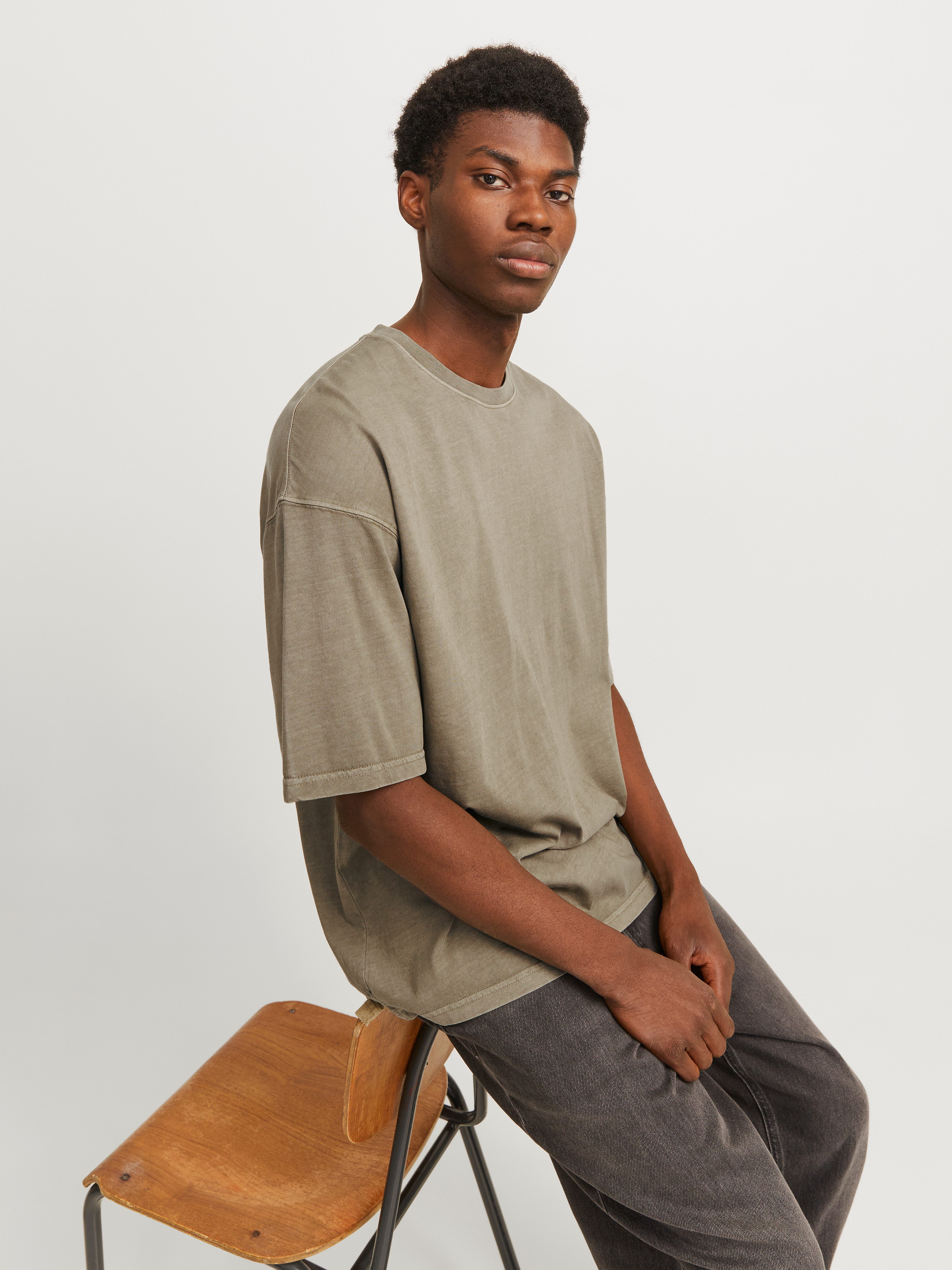 Jack & Jones Shirt met ronde hals JJECHARGE FADED TEE O-NECK NOOS