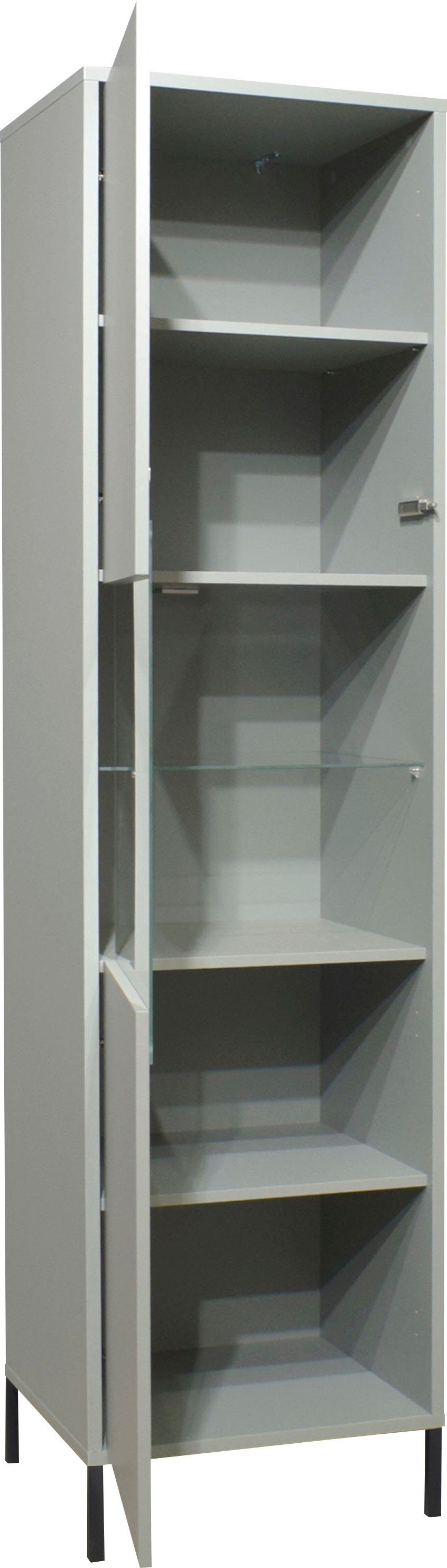 Mäusbacher Staande vitrinekast Bonnie TOPSELLER! Vitrine met verwisselbare deurafsluiting