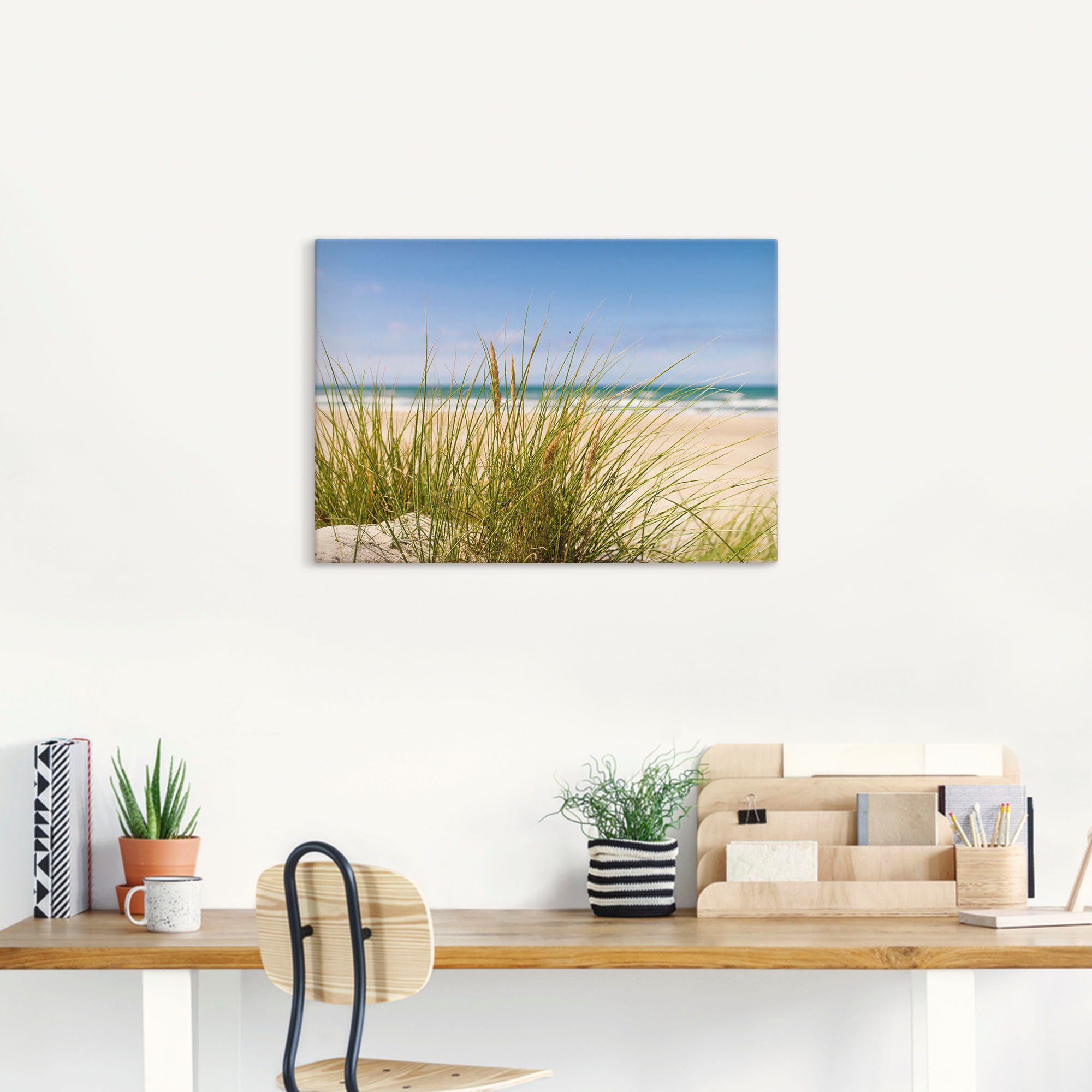 Artland Artprint Duingras als artprint van aluminium, artprint voor buiten, artprint op linnen, poster in verschillende maten. maten