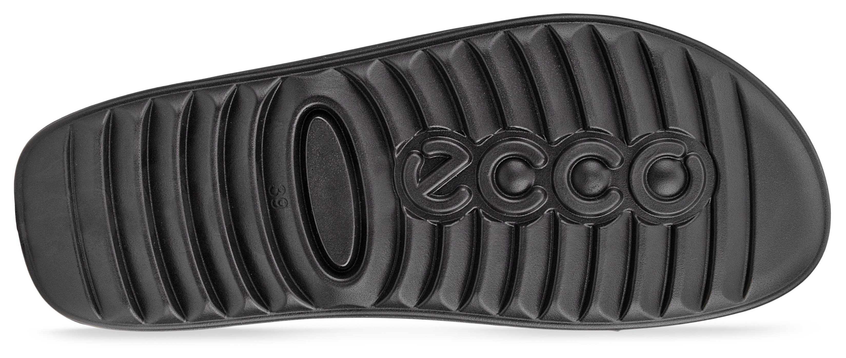 Ecco Slippers Cozmo W zomerschoen, slippers met twee klittenbandsluitingen