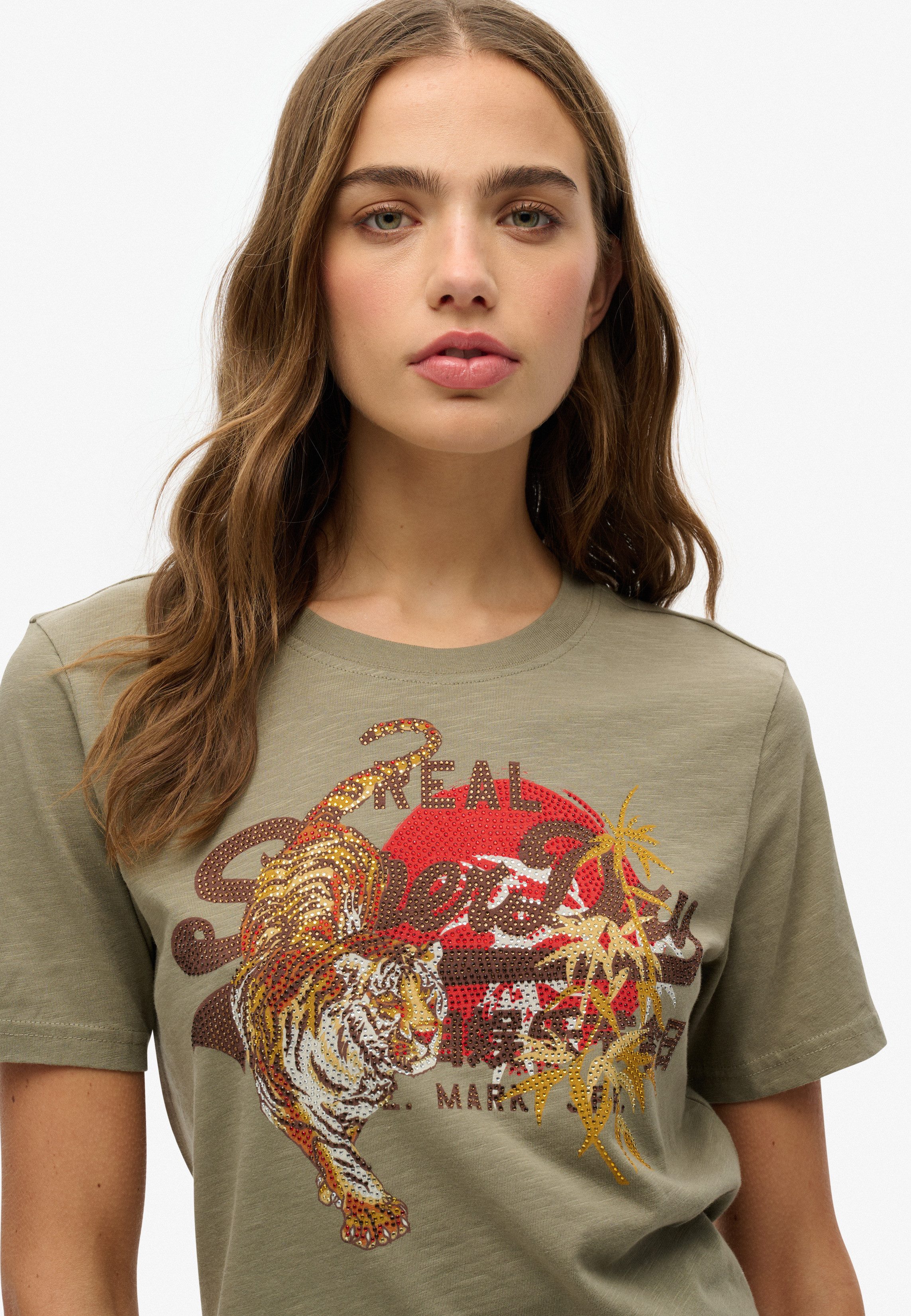 Superdry Shirt met korte mouwen VL TOKYO RELAXED TEE