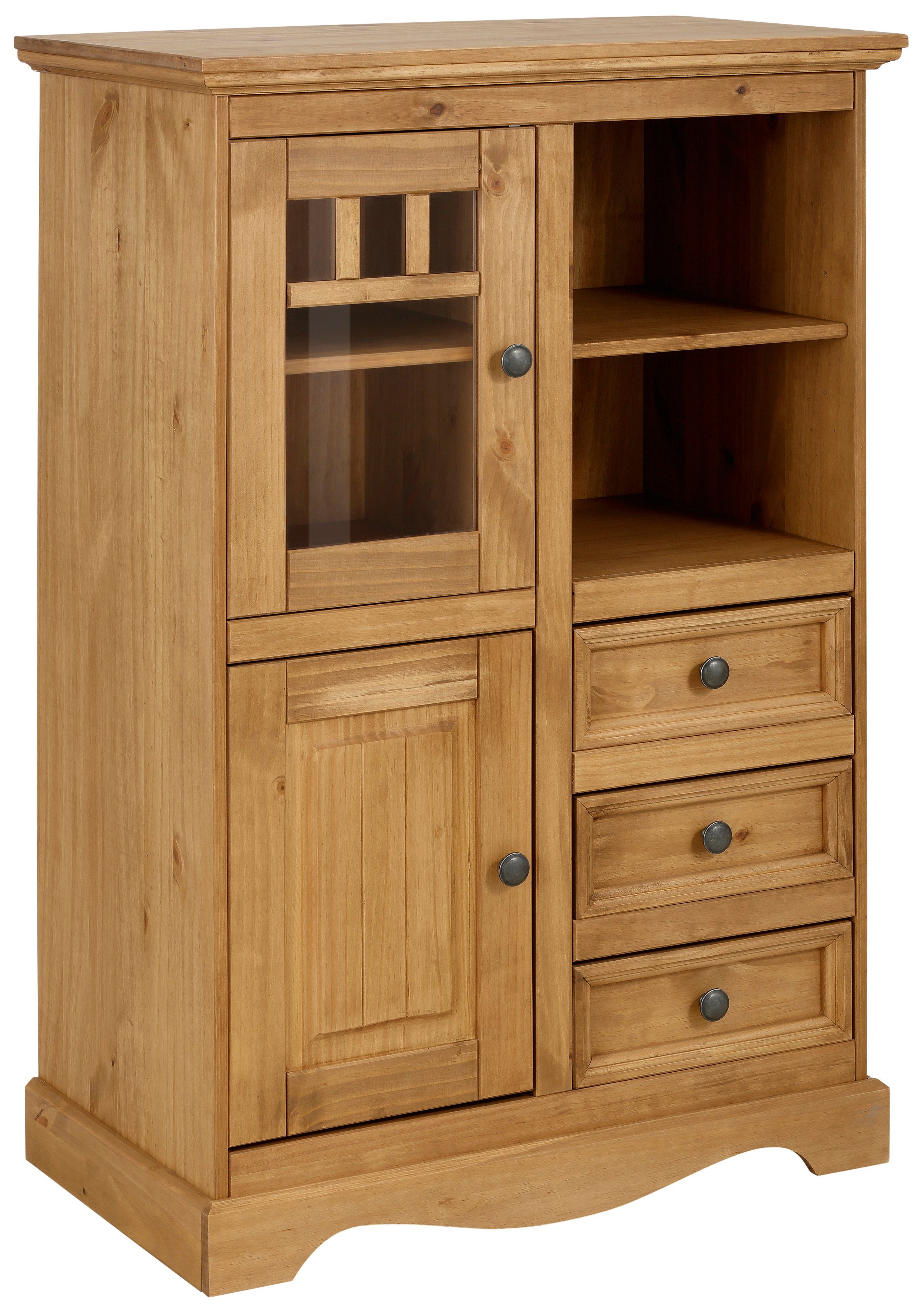 Home affaire Highboard MELISSA Vitrine, breedte 80 cm