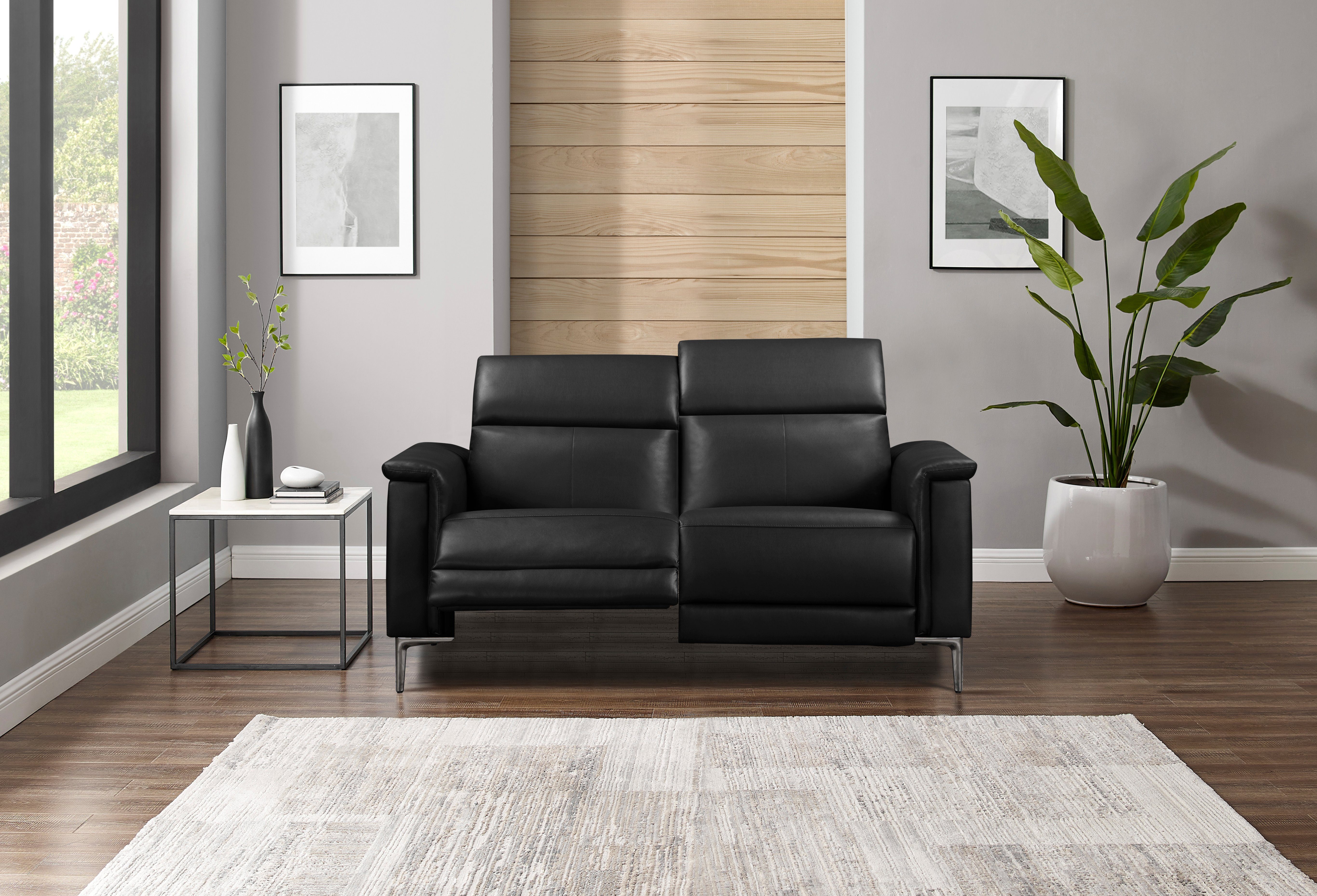 Places of Style 2-zitsbank Lund handmatige of elektrische relaxfunctie en usb-a,