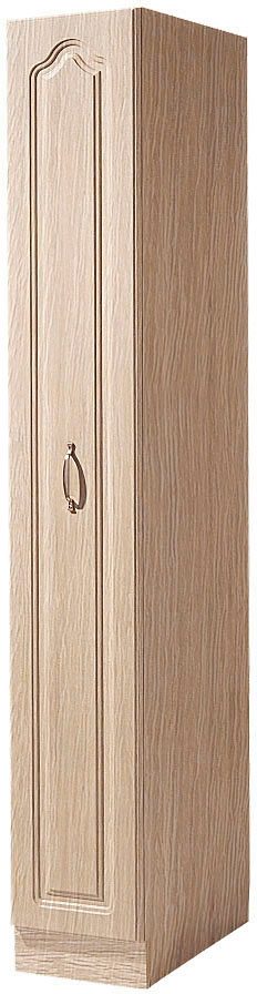 wiho Küchen Apothekerskast Linz 30 cm breed, met 4 legplanken opbergkasten bruin
