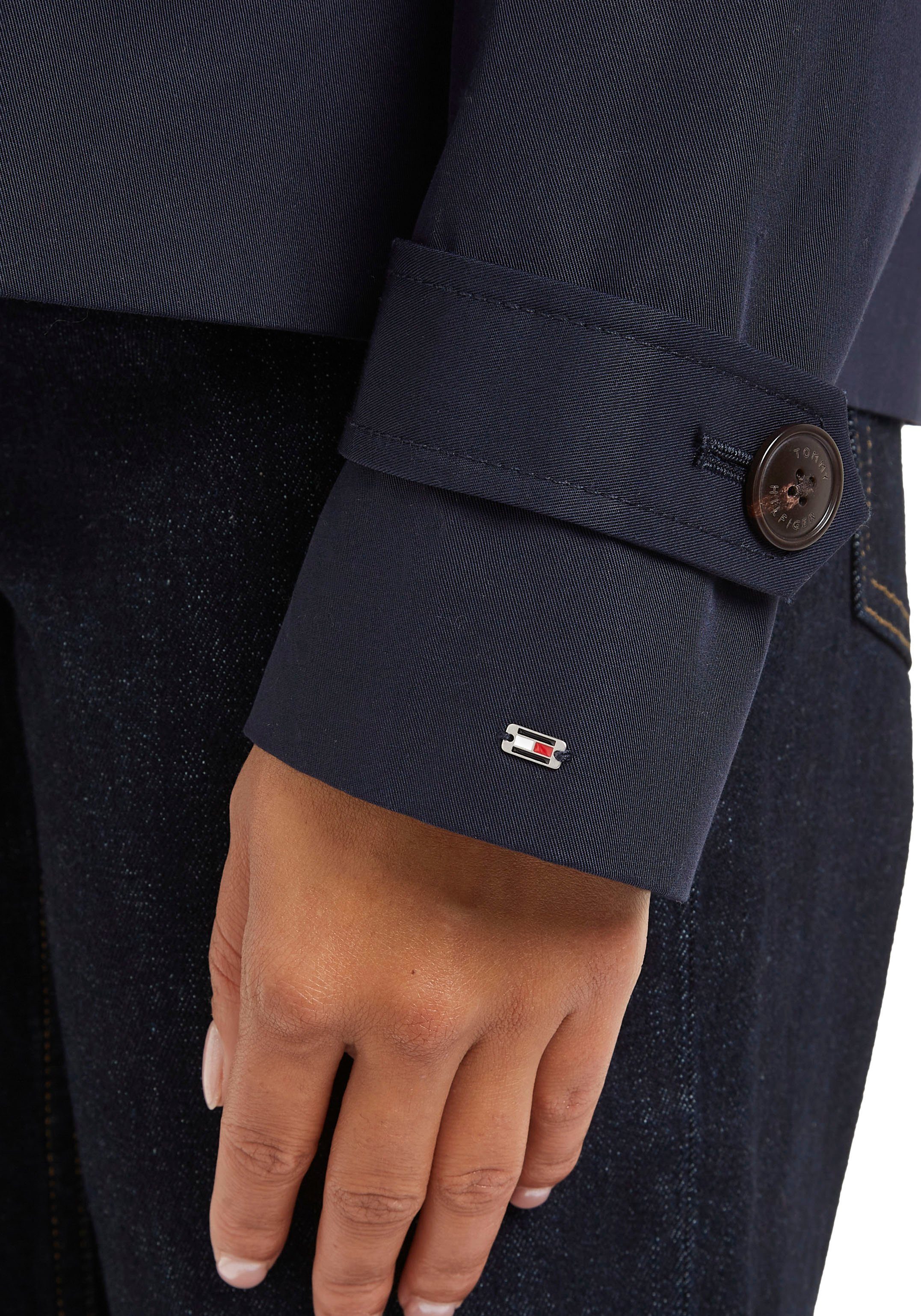 Tommy Hilfiger Kort jack COTTON SB SHORT TRENCH met typische trenchdetails