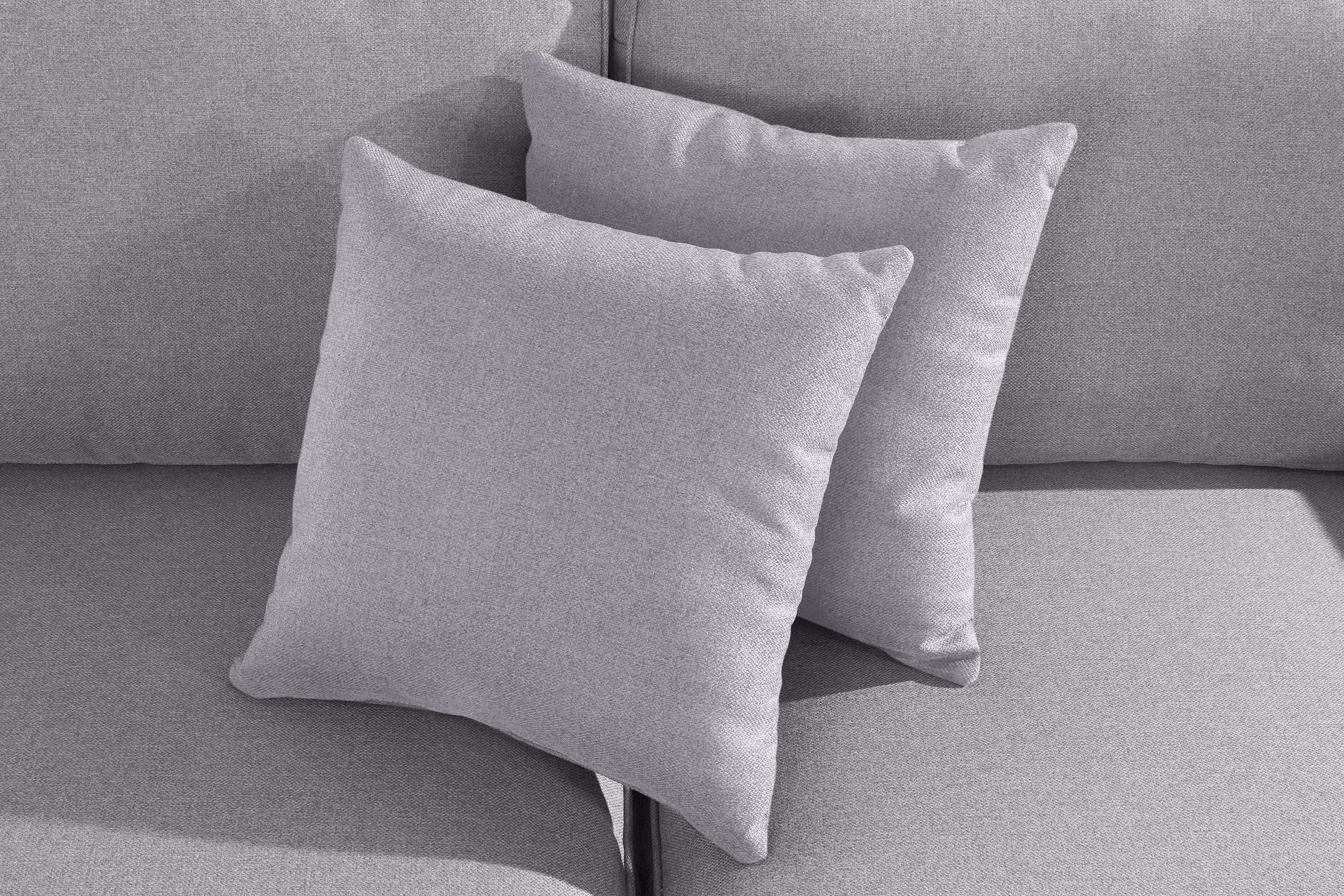 Home affaire 3-zitsbank Broughton zacht zitcomfort, incl. 2 sierkussens, opstaande naad