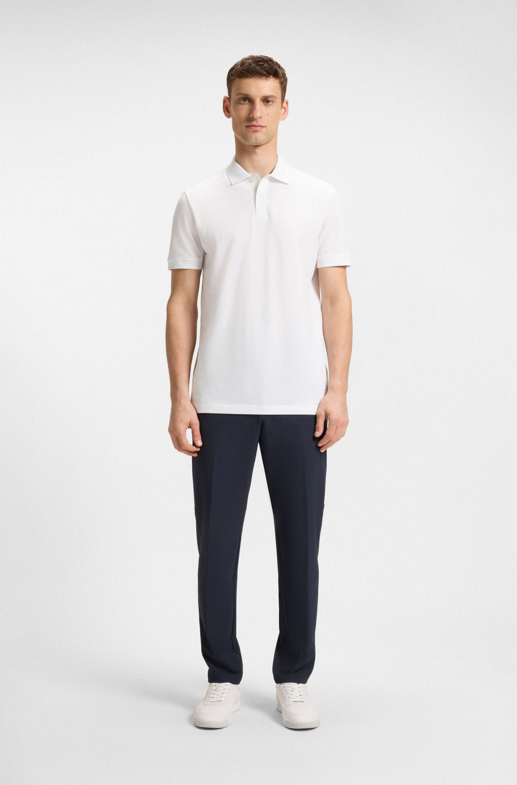 BOSS GREEN Poloshirt Pio 1 met een polokraag
