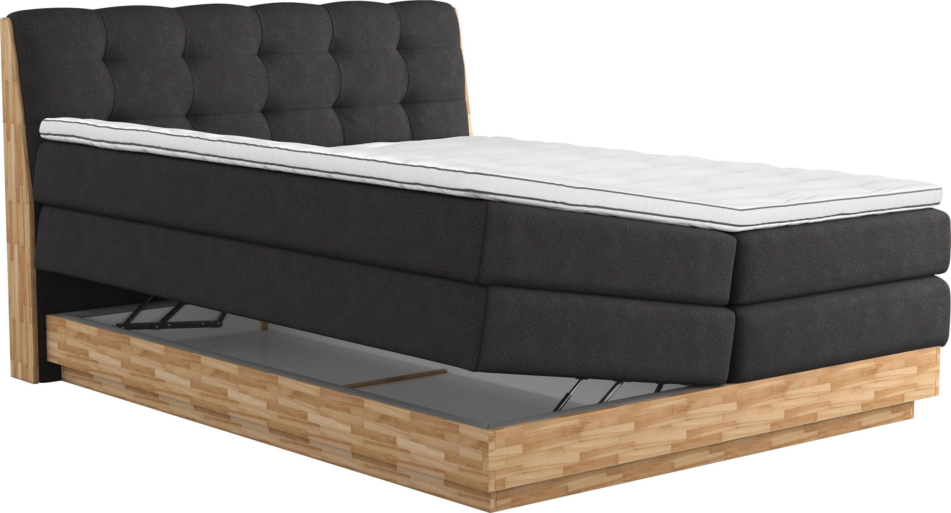 Home affaire Boxspring Naome Boxspring bed, inclusief matrastopper
