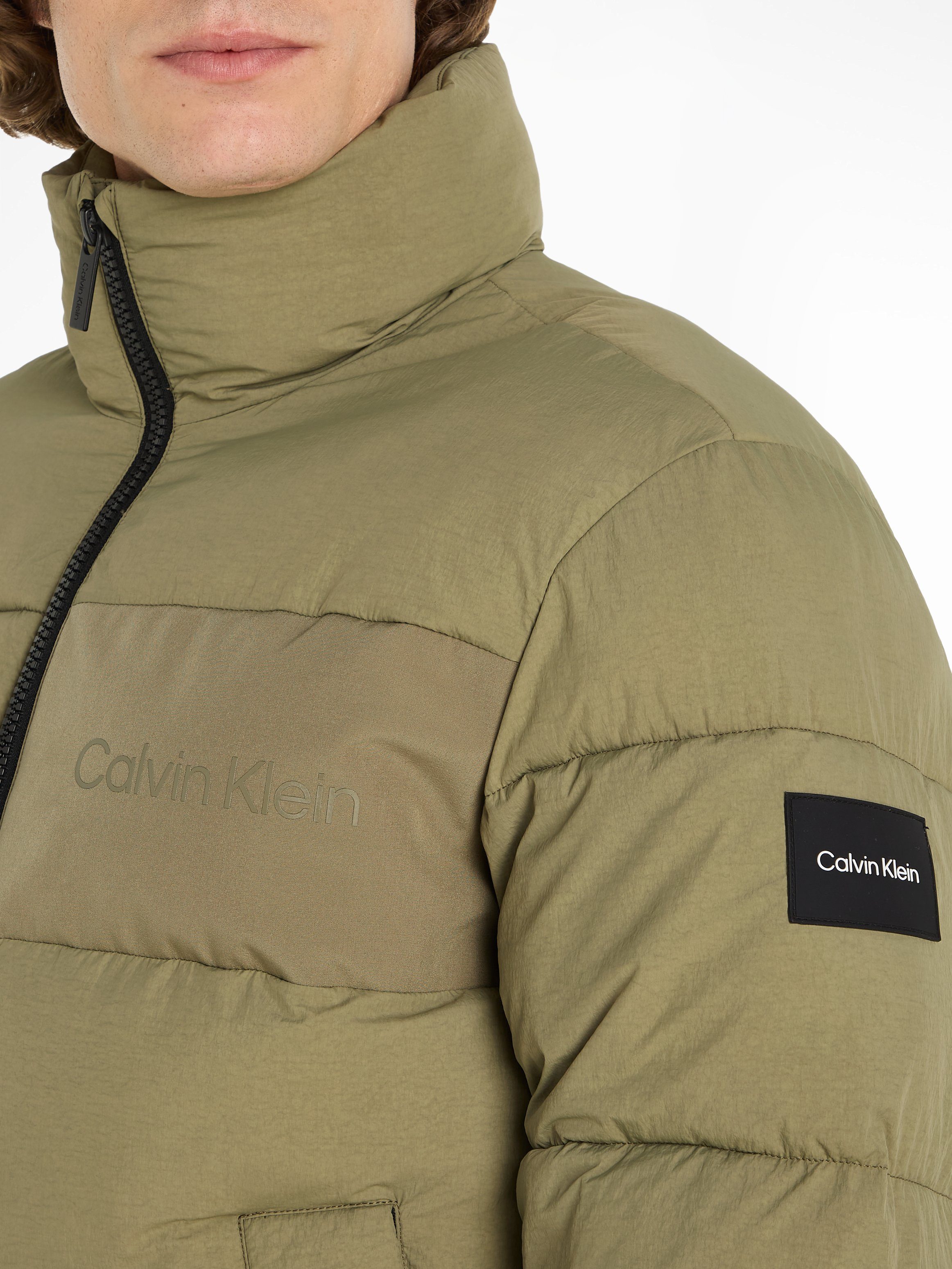 Calvin Klein Gewatteerde jas CRINKLE NYLON QUILT JACKET