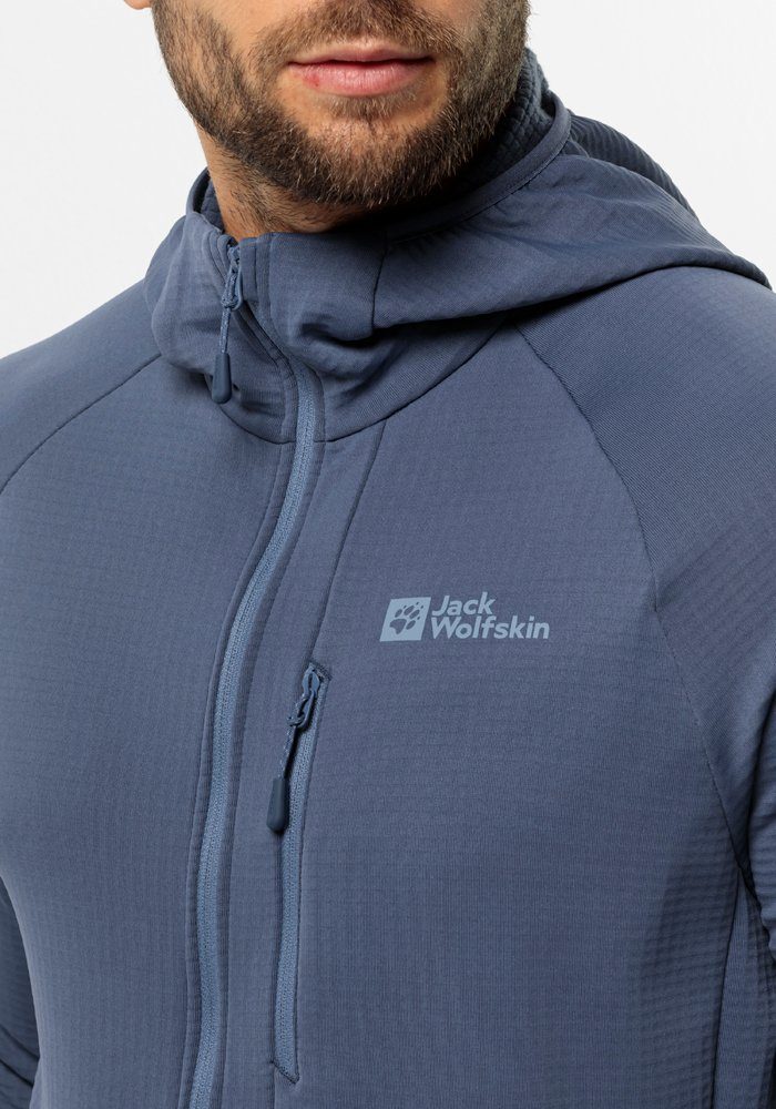 Jack Wolfskin Fleecejack KOLBENBERG HOODED FZ M