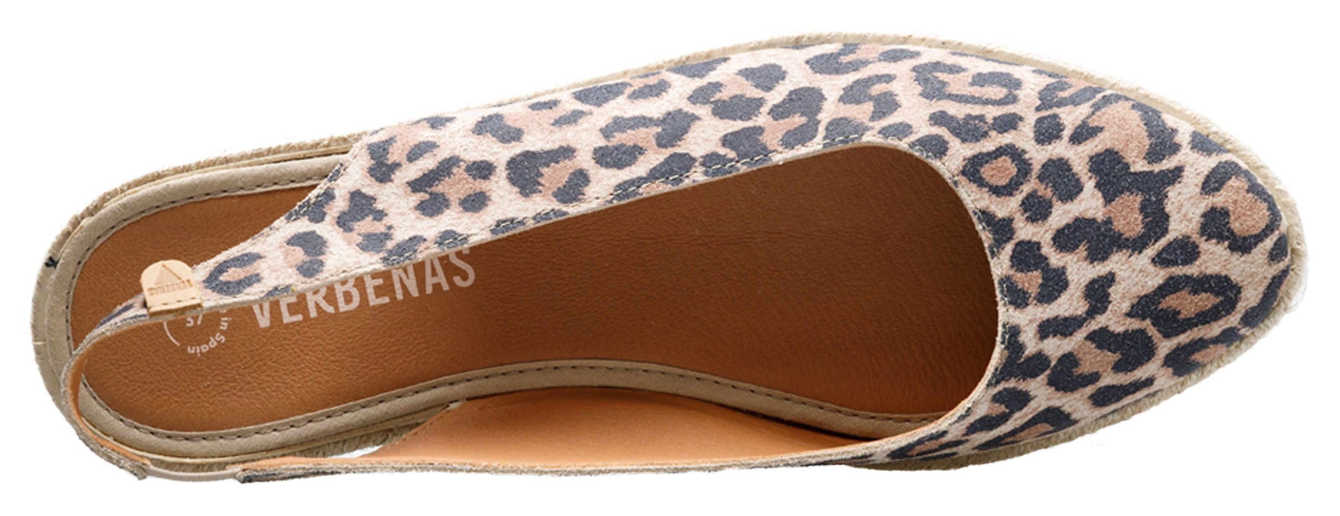 VERBENAS Sandalen met slingbandje Kiara Leopardo Grande