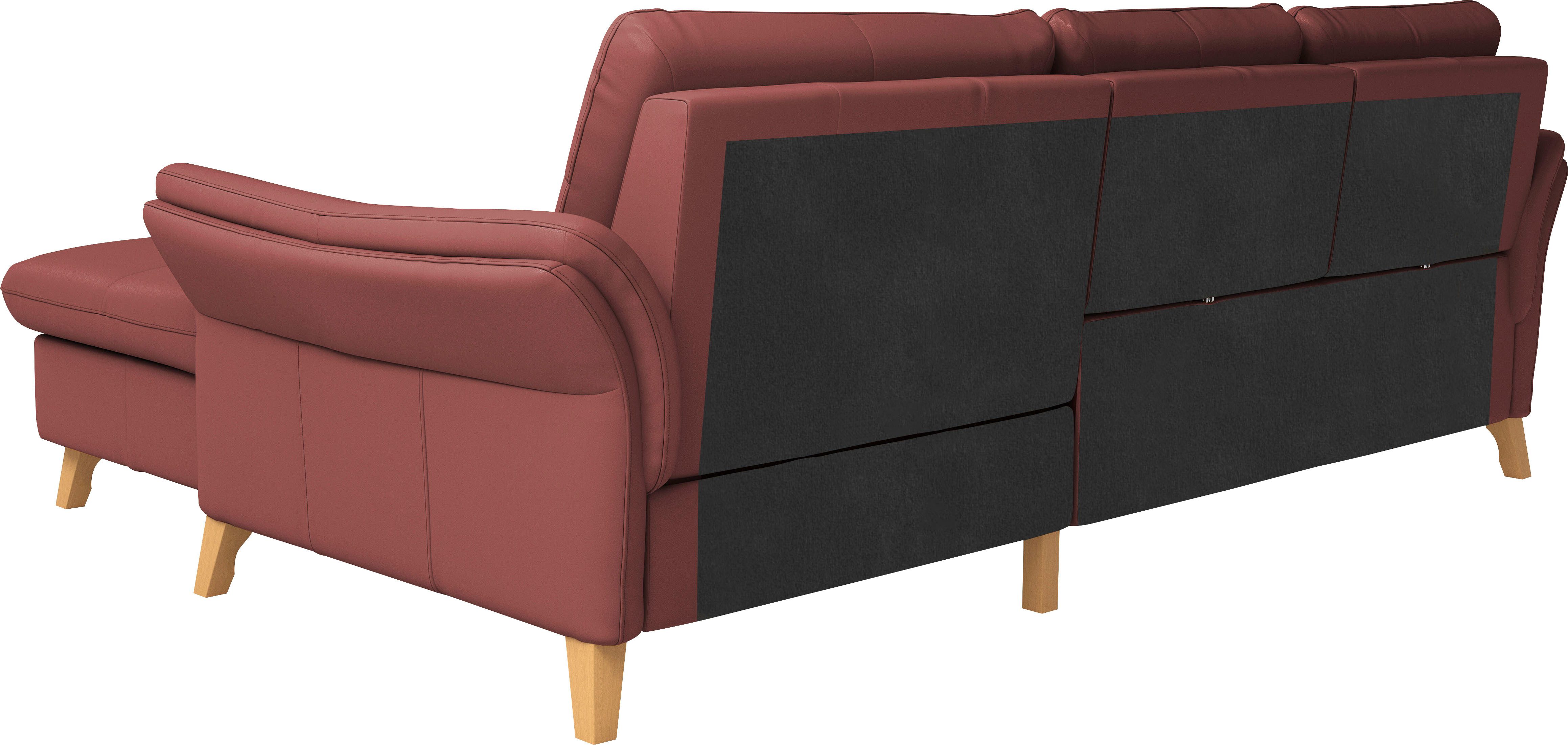 sit&more Hoekbank Göteborg Zitdiepteverstelling en binnenvering, naar keuze met slaapfunctie