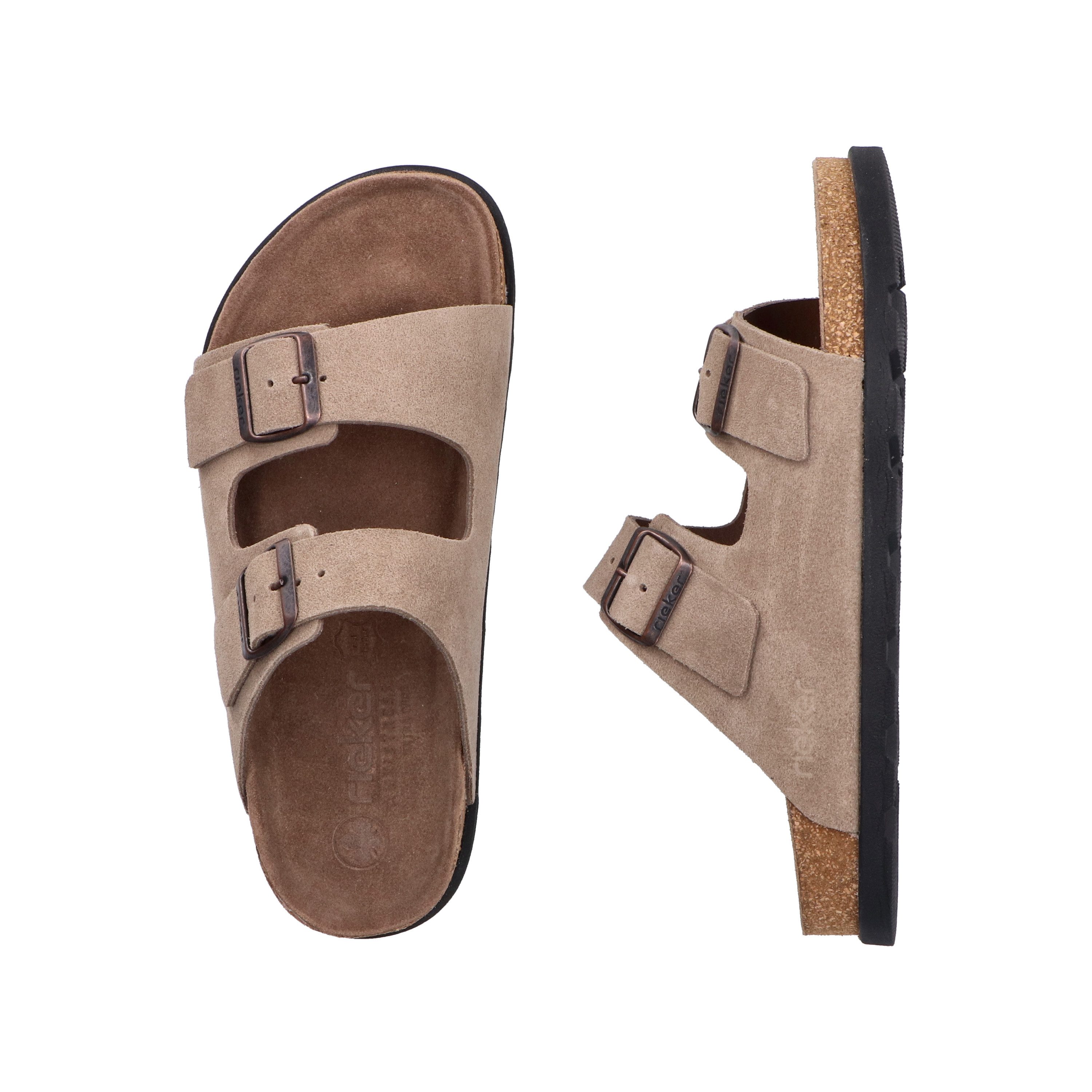 Rieker Slippers , zomerschoen, strand schoen, huisschoen met comfortabel voetbed
