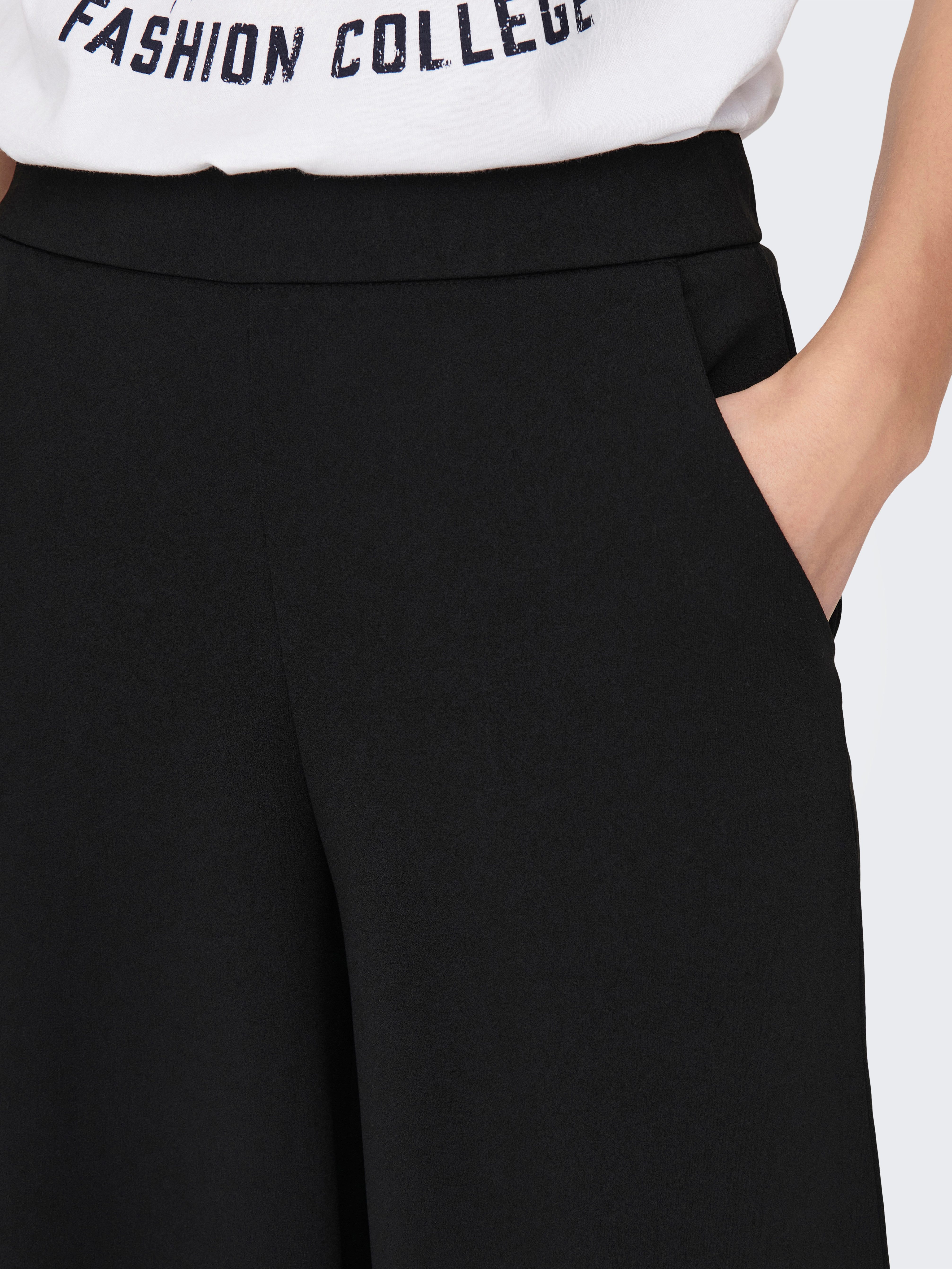 JDY Jerseybroek JDYTANJA LIFE WIDE FLOWY PANT JRS NOOS