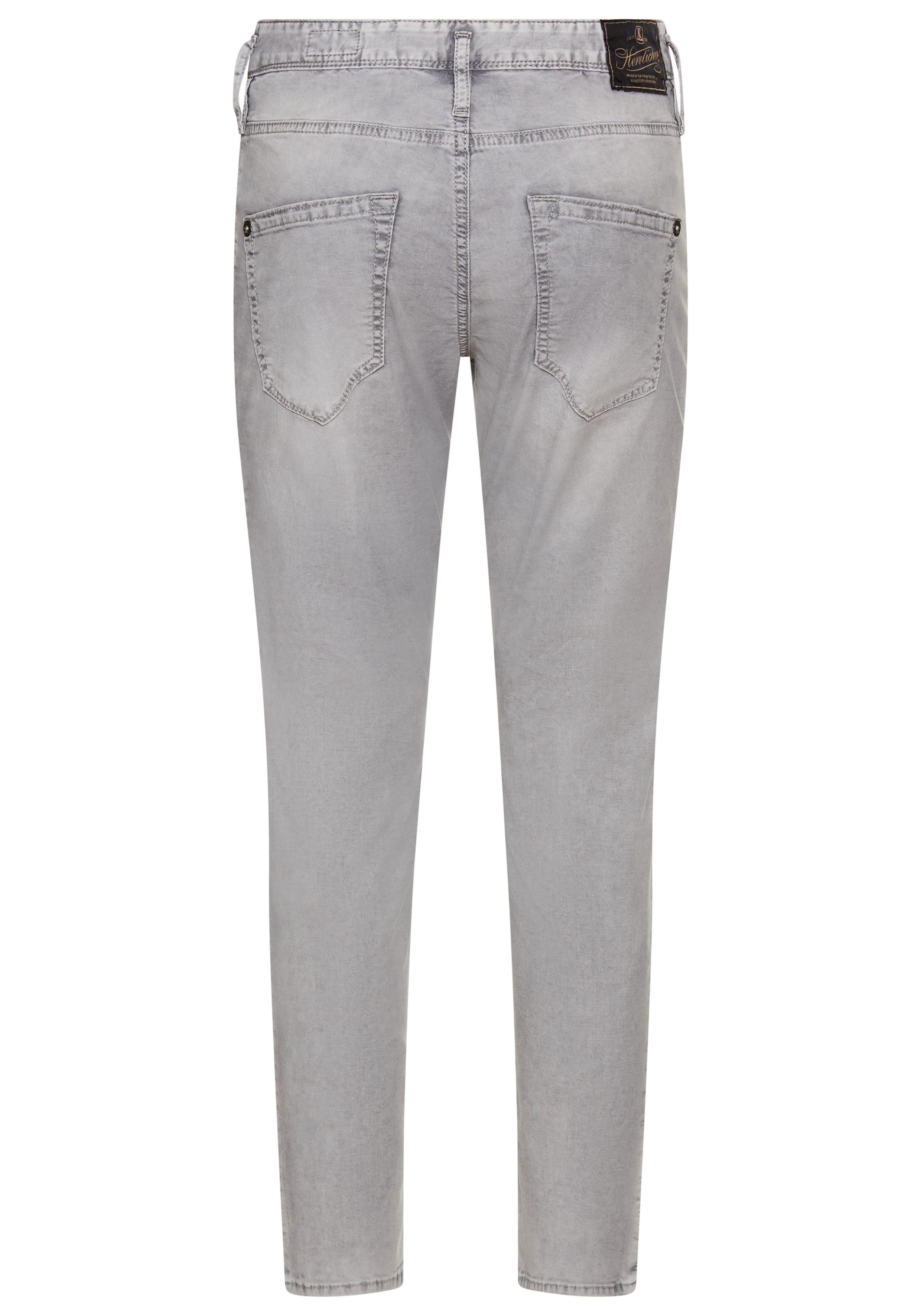 Herrlicher 5-pocket jeans Shyra Cropped Denim Grey Light Stretch
