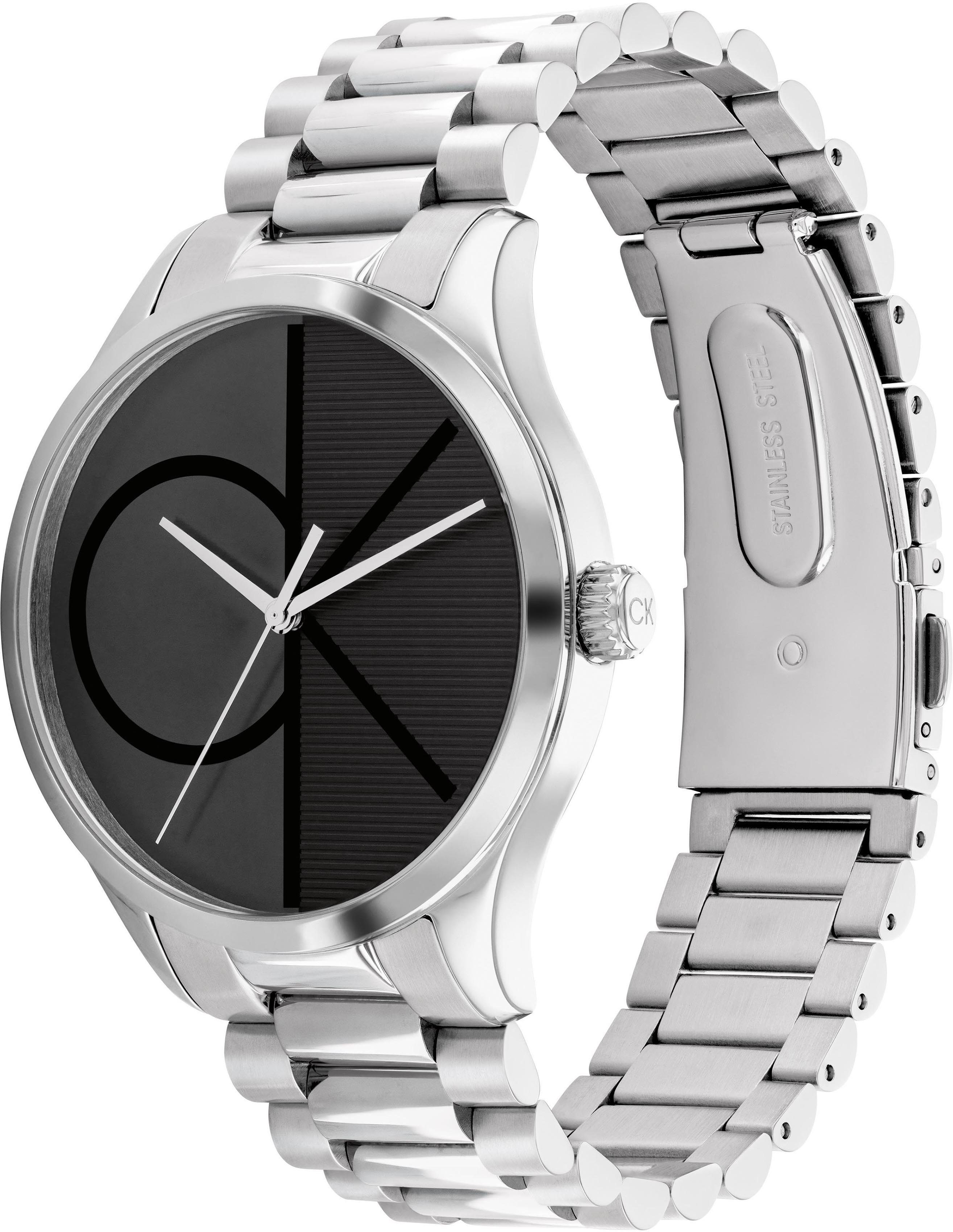 Calvin Klein Kwartshorloge ICONIC, 25200163 Horloge, herenhorloge, mineraalglas, roestvrijstalen band