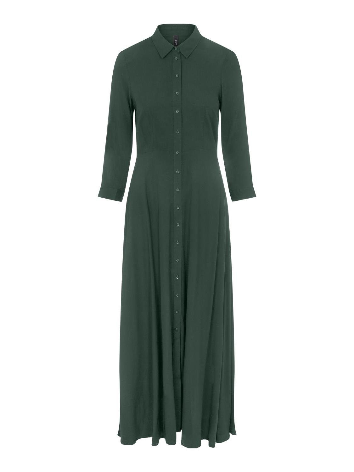 Y.A.S Jurk met overhemdkraag YASSAVANNA LONG SHIRT DRESS