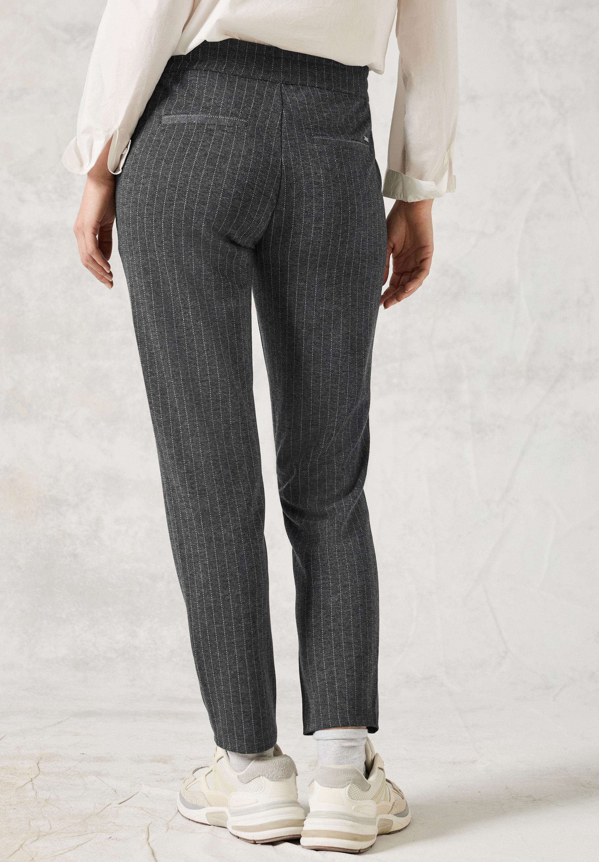 Cecil Stoffen broek Stijl Tracey in naaldstrepenlook