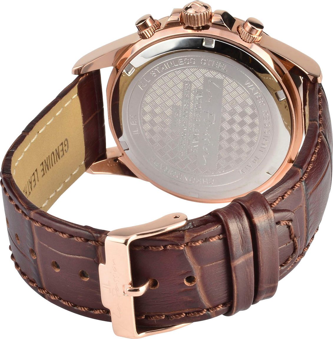 Jacques Lemans Chronograaf La Passion Quartz horloge, polshorloge, dameshorloge, herenhorloge, roestvrijstalen band, stopwatchfunctie