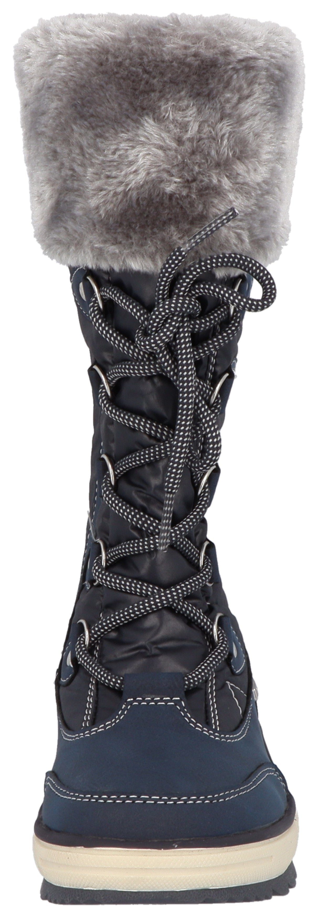 Tom Tailor Winterlaarzen met mooi contrast-borduursel