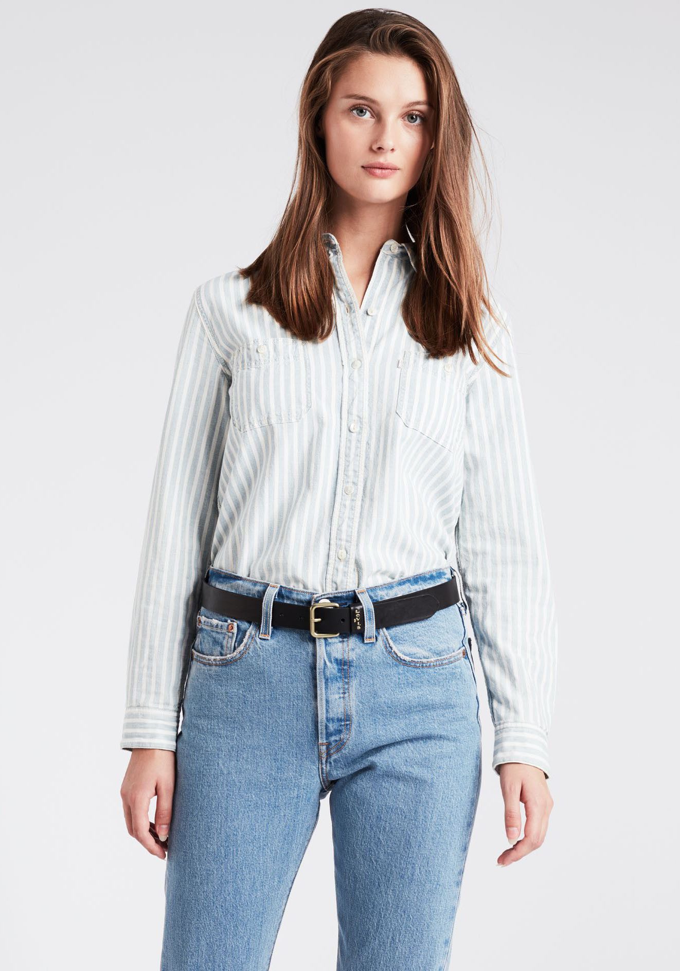 Levi's® Leren riem Calypso PLUS-MAAT