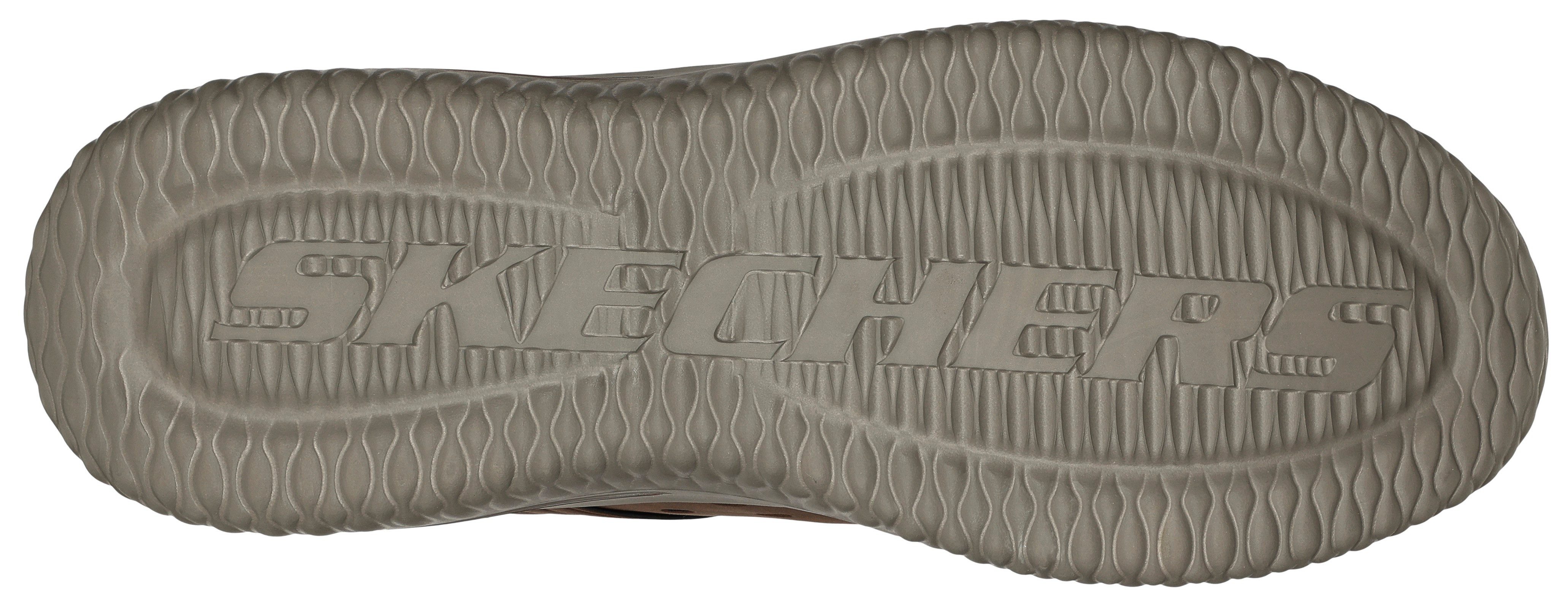 Skechers Slip-on sneakers DELSON 3.0 sneakers, vrijetijdsschoen, slippers met goga mat®-voetboogsteun