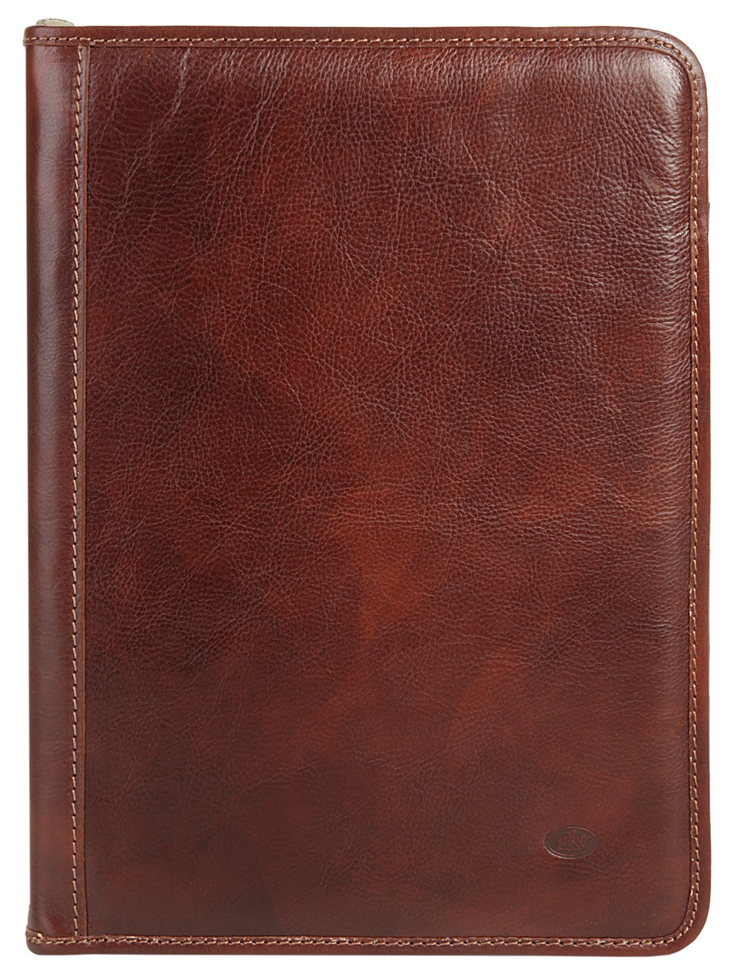 Piké Aktetas echt leer, made in italy heren tassen & rugzakken maat onesize (34 x 25.5 x 2.5 cm - 1 l) bruin