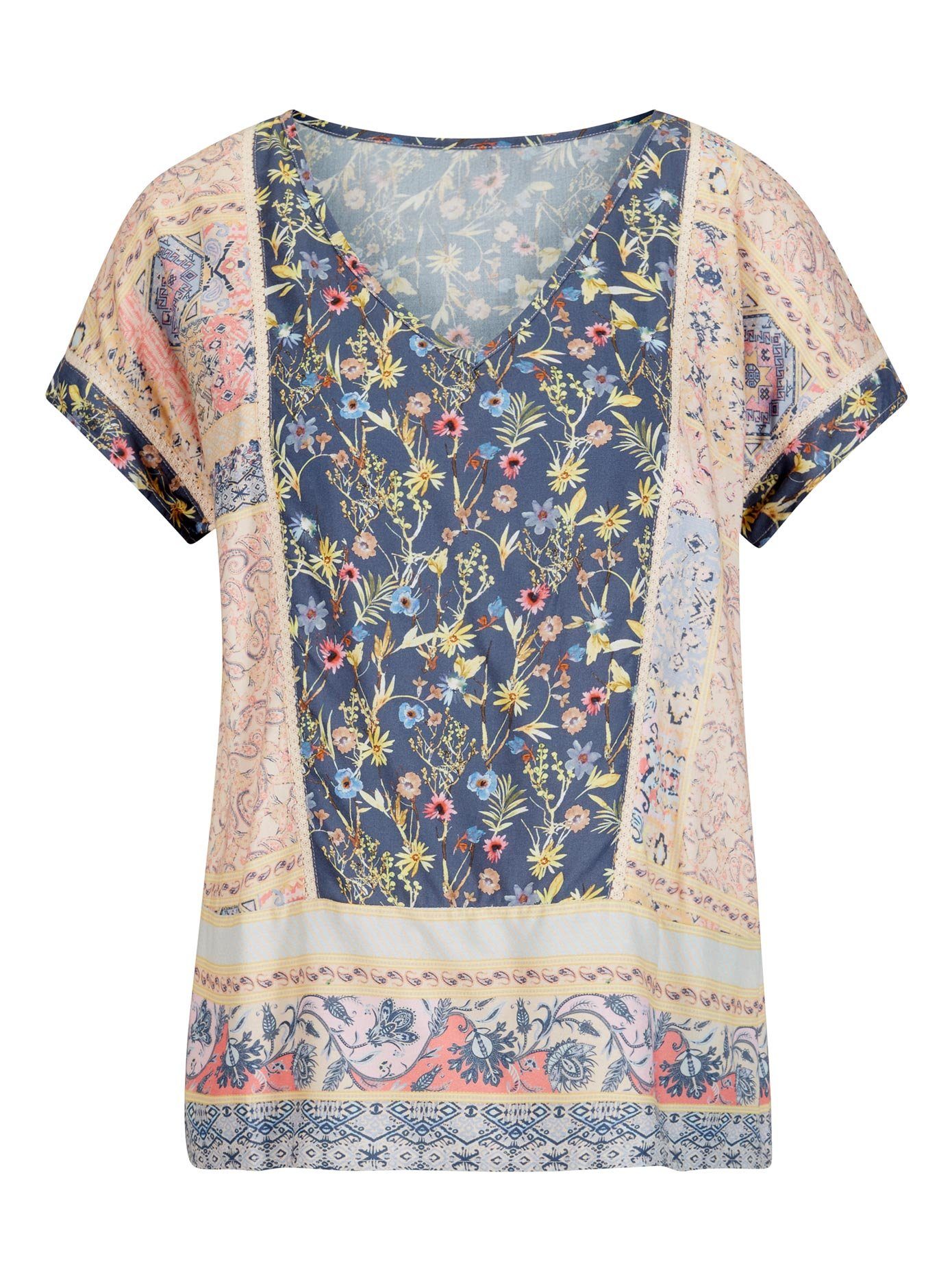 heine Gedessineerde blouse