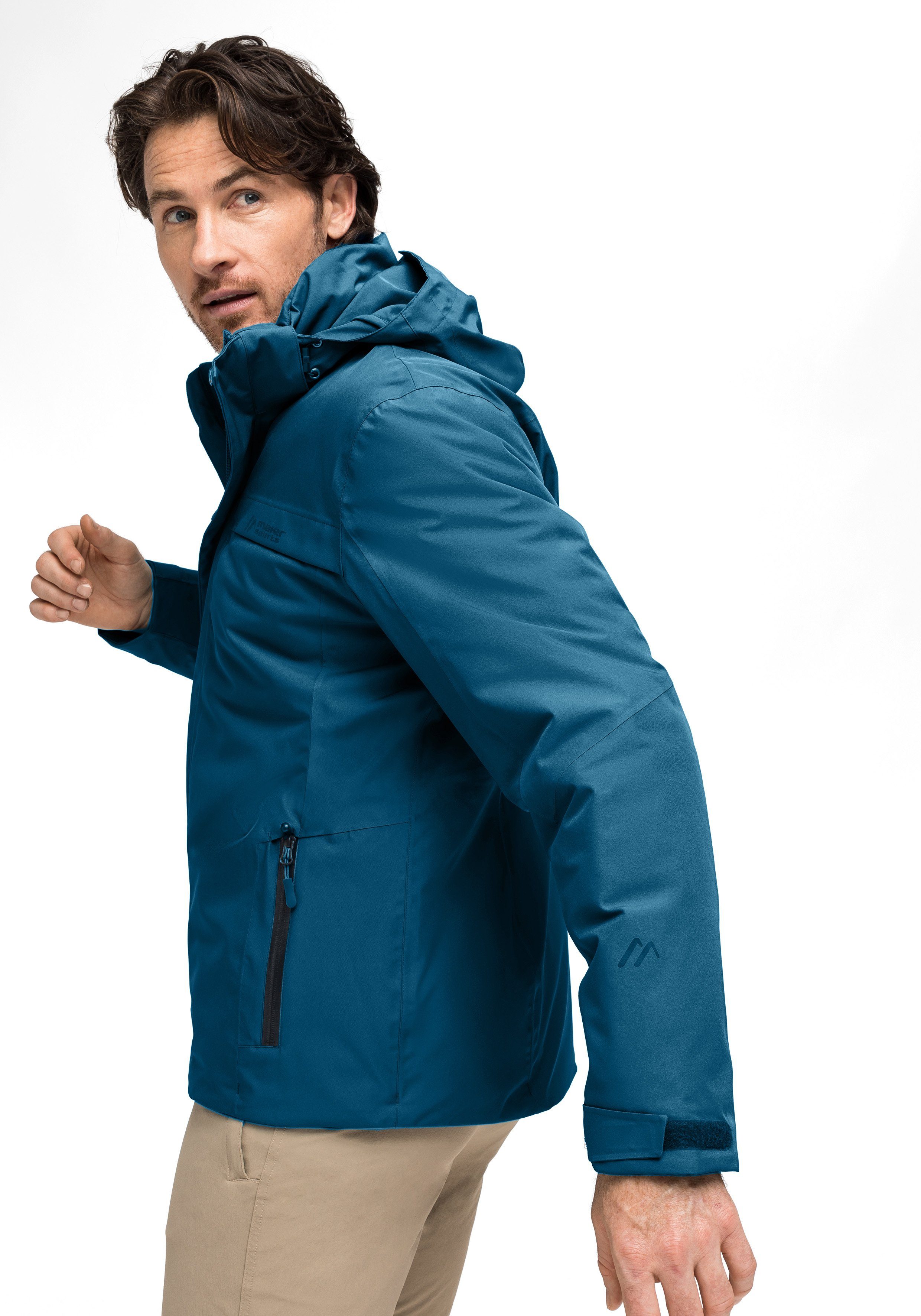 Maier Sports Functioneel jack Peyor M Heren jack, warm gewatteerde winterjack, wind/waterdicht, regular fit