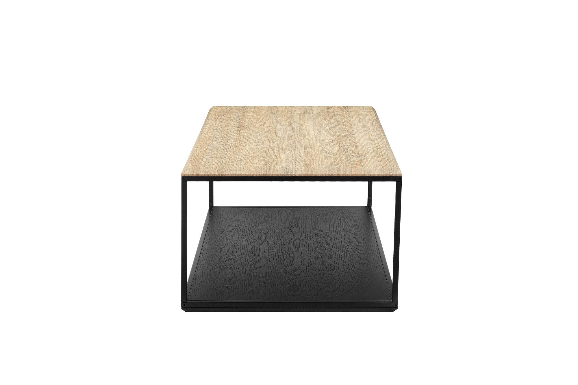 INOSIGN Salontafel Nathan poedergecoat frame met tafelblad in eikenlook