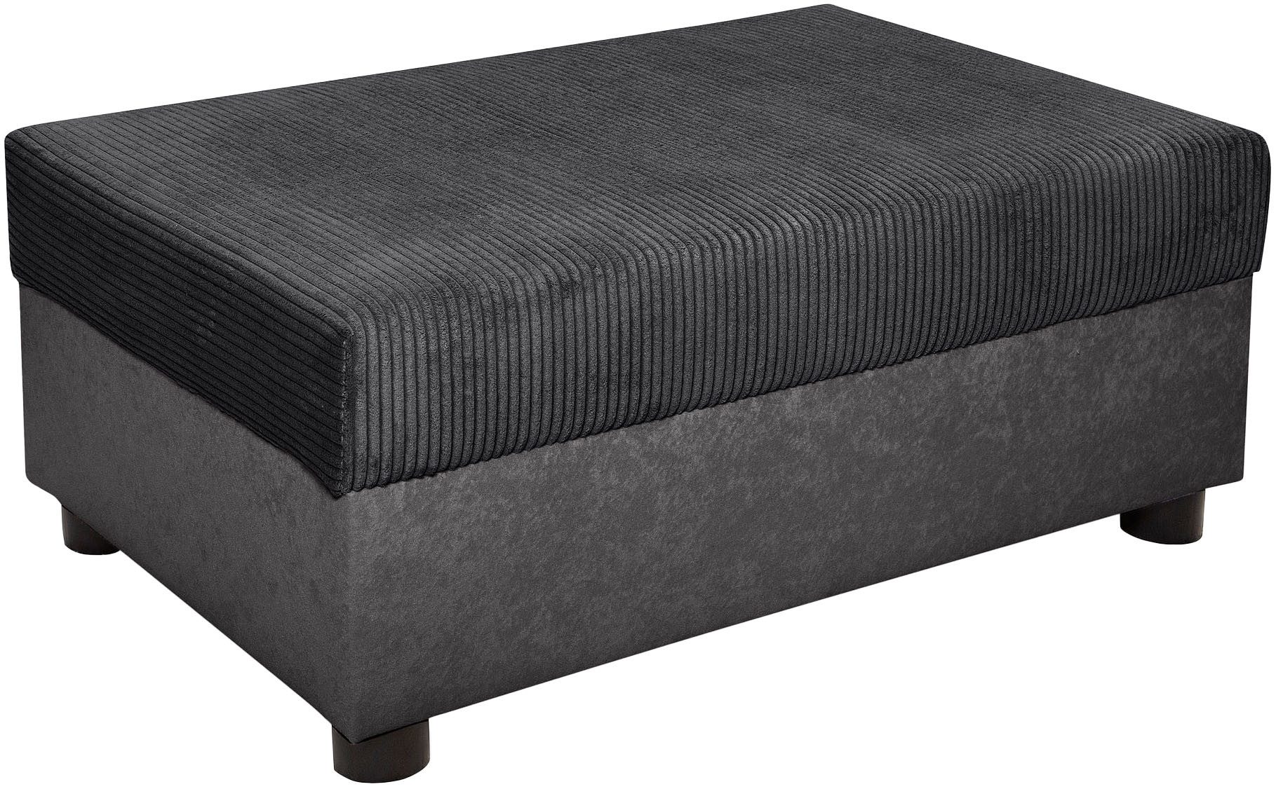 COLLECTION AB Hocker Parma Vrij te plaatsen, comfortabele bonellfeder, individueel combineerbaar