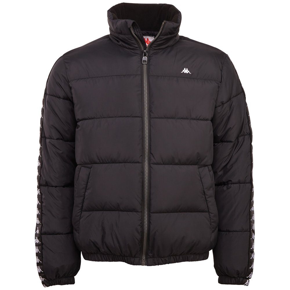 Kappa Winterjack • met hoogwaardige jacquard-logoband aan de mouwen heren jassen maat XL (56/58) zwart