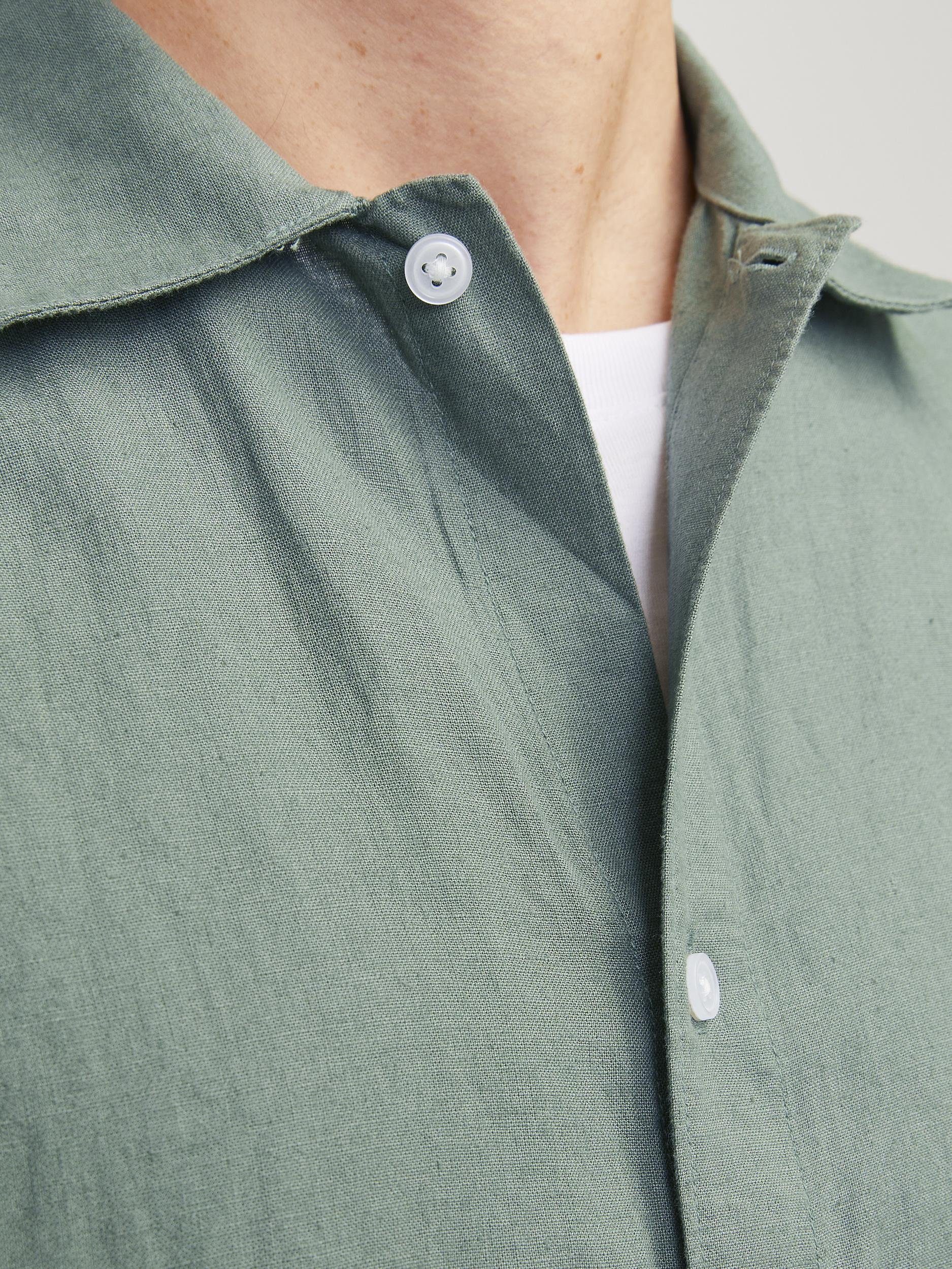 Jack & Jones Overhemd met korte mouwen JORFARO LINEN OVERSIZED SHIRT SS SN