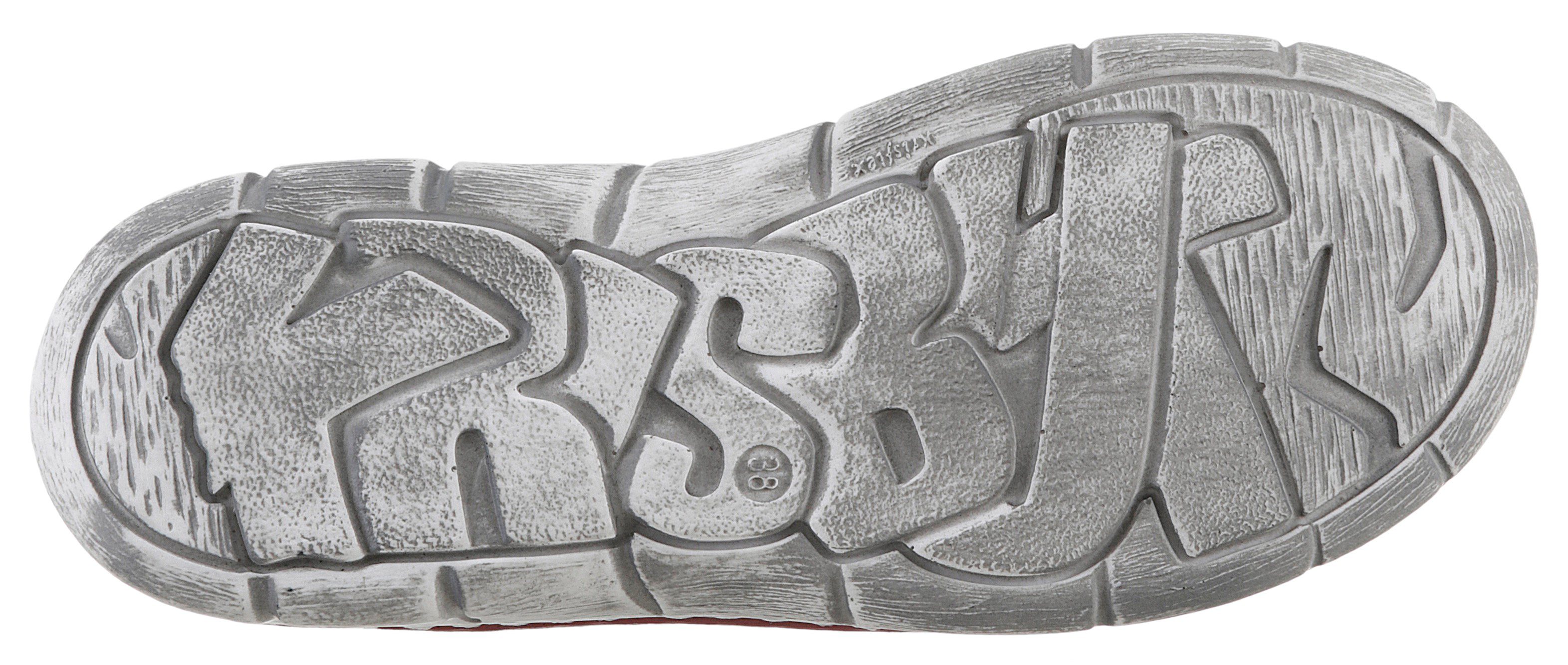 KRISBUT Veterschoenen met contrasterende details, vrijetijdsschoen, lage schoen, veterschoen