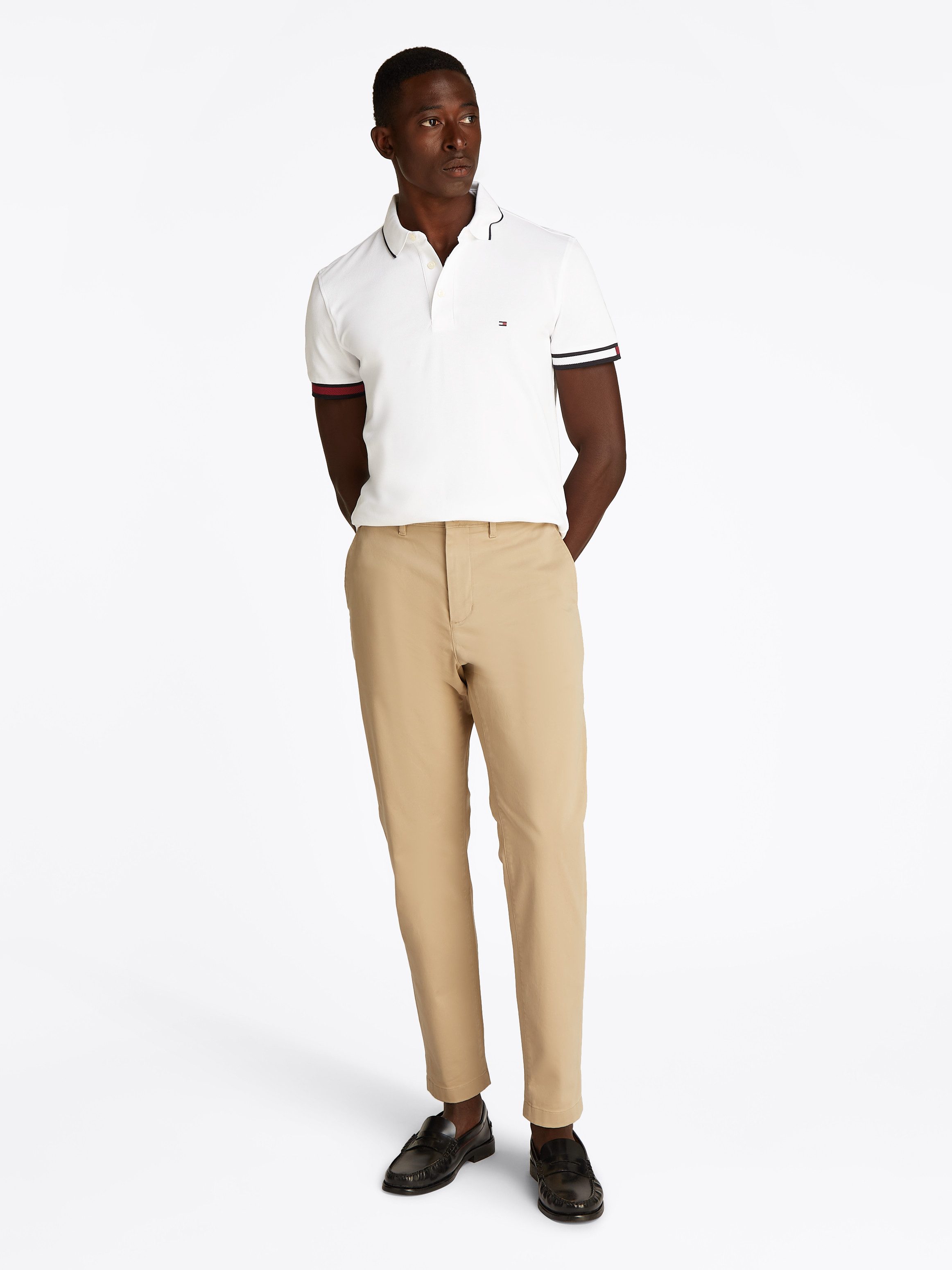 Tommy Hilfiger Poloshirt FLAG CUFF SLIM FIT POLO