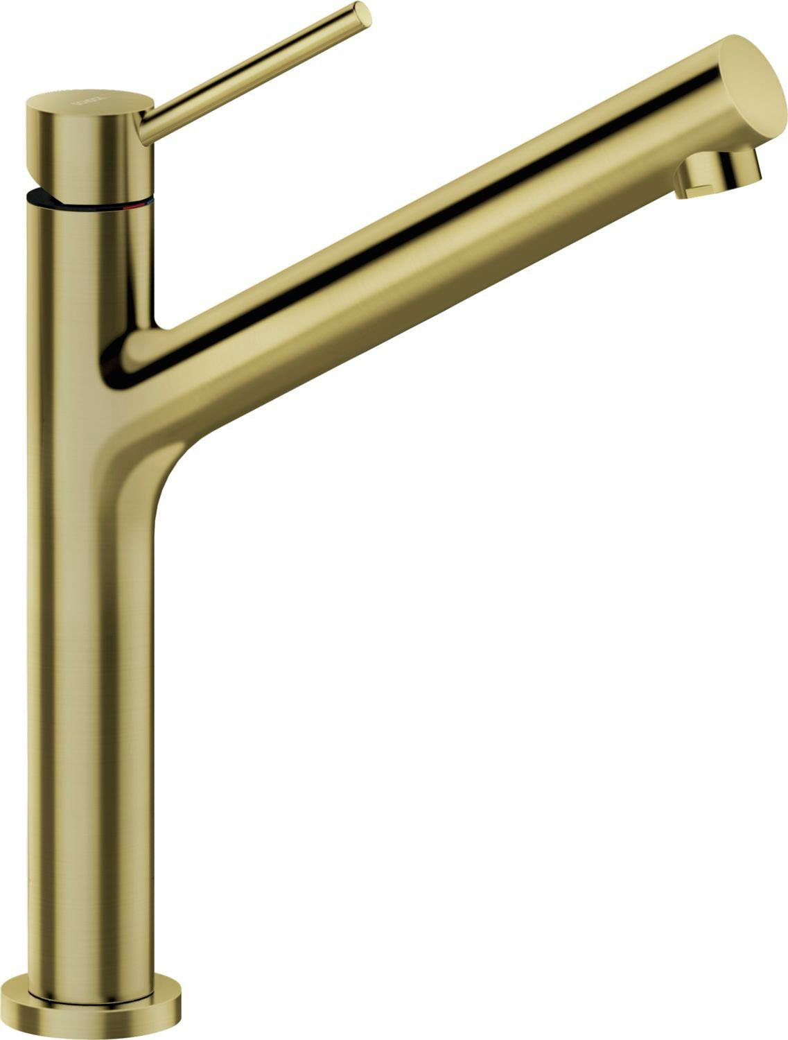 Schock Keukenkraan DION FA Feestuitloop, draaibereik 120° keukenkranen goud(kleur)