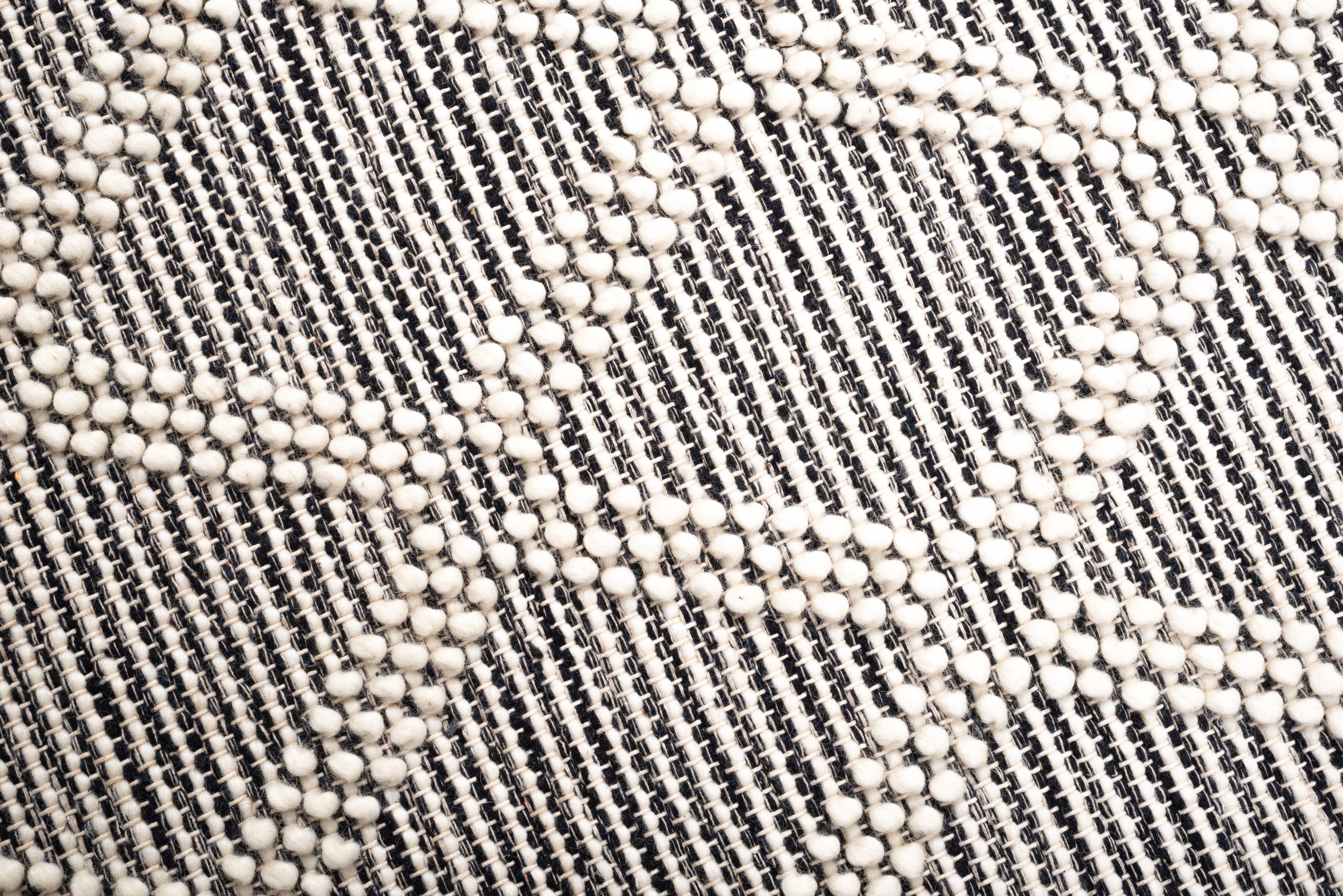 TOM TAILOR HOME Vloerkleed Coloured Macrame Handgeweven vloerkleed, zuivere wol, met de hand geweven, met franje, Scandi design