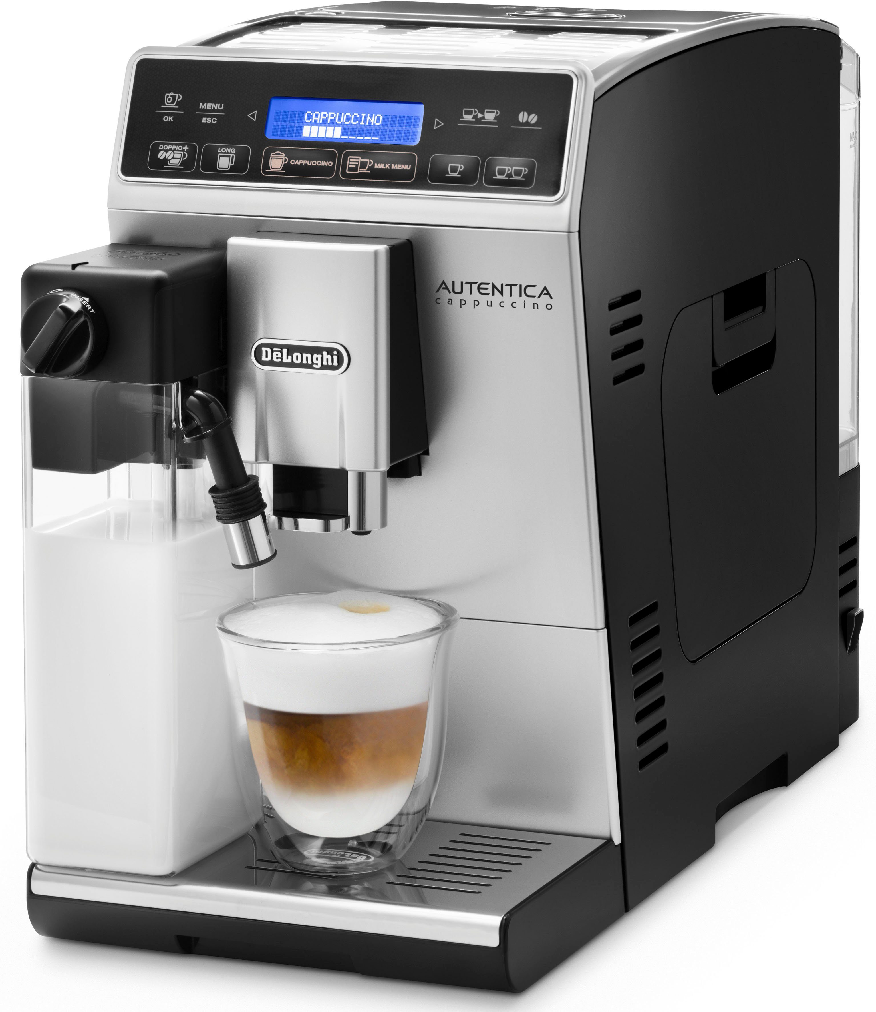 Volautomatisch koffiezetapparaat Autentica ETAM 29.660.SB, slechts 19,5 cm breed? Bestel nu bij OTTO