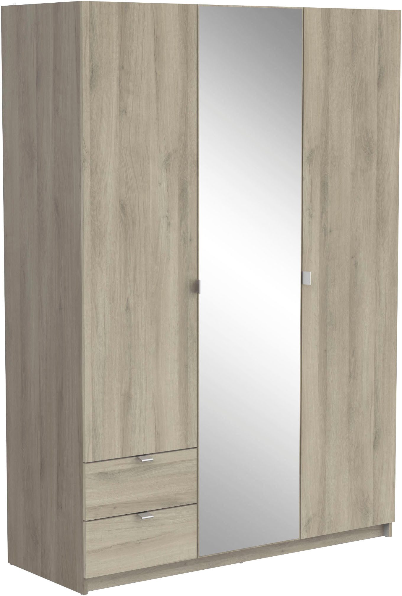 Demeyere GROUP Kledingkast Mellie, met spiegel en 2 lades, 3 planken, 2 kledingstangen