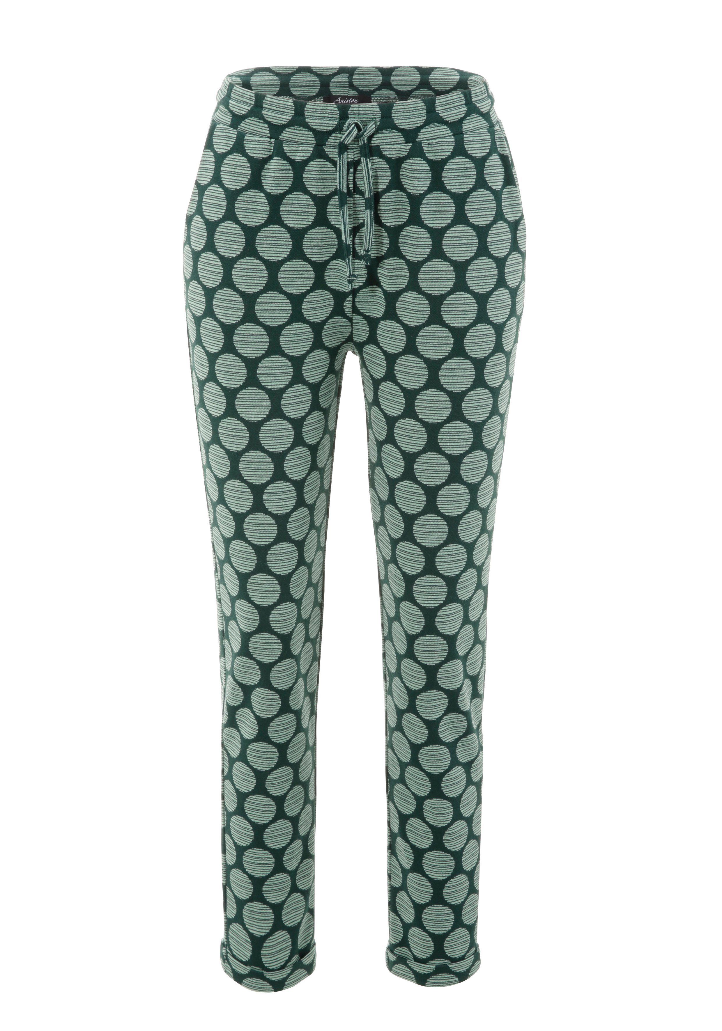 Aniston SELECTED Comfortbroek met gestreepte stippen